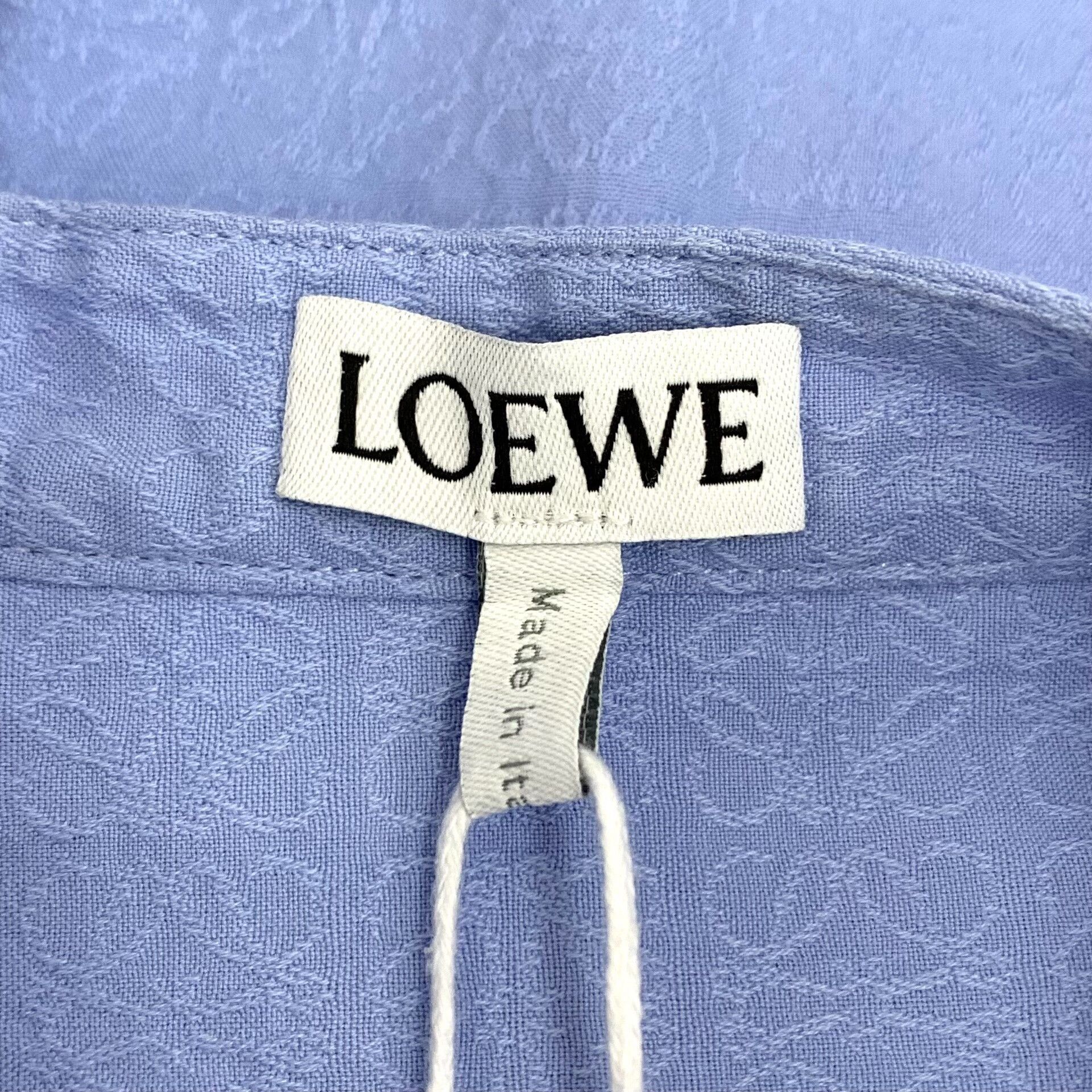 Loewe Loewe Blue Button Up S Women Size S / US 4 / IT 40 - 5 Thumbnail