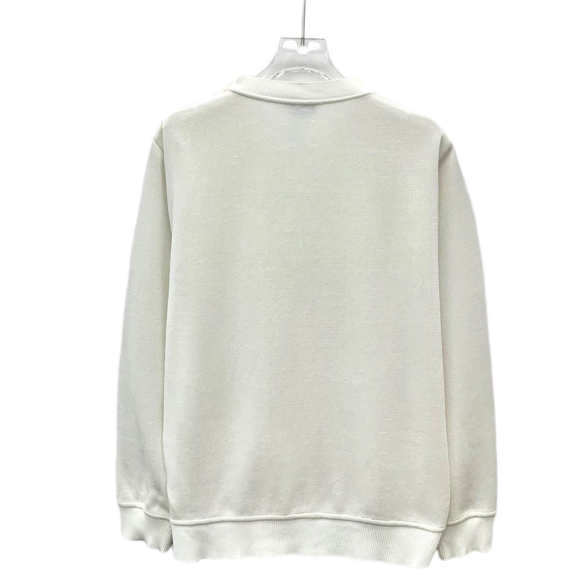 Fendi Fendi Embroidered White Hoodie L Women Size L / US 10 / IT 46 - 2 Thumbnail