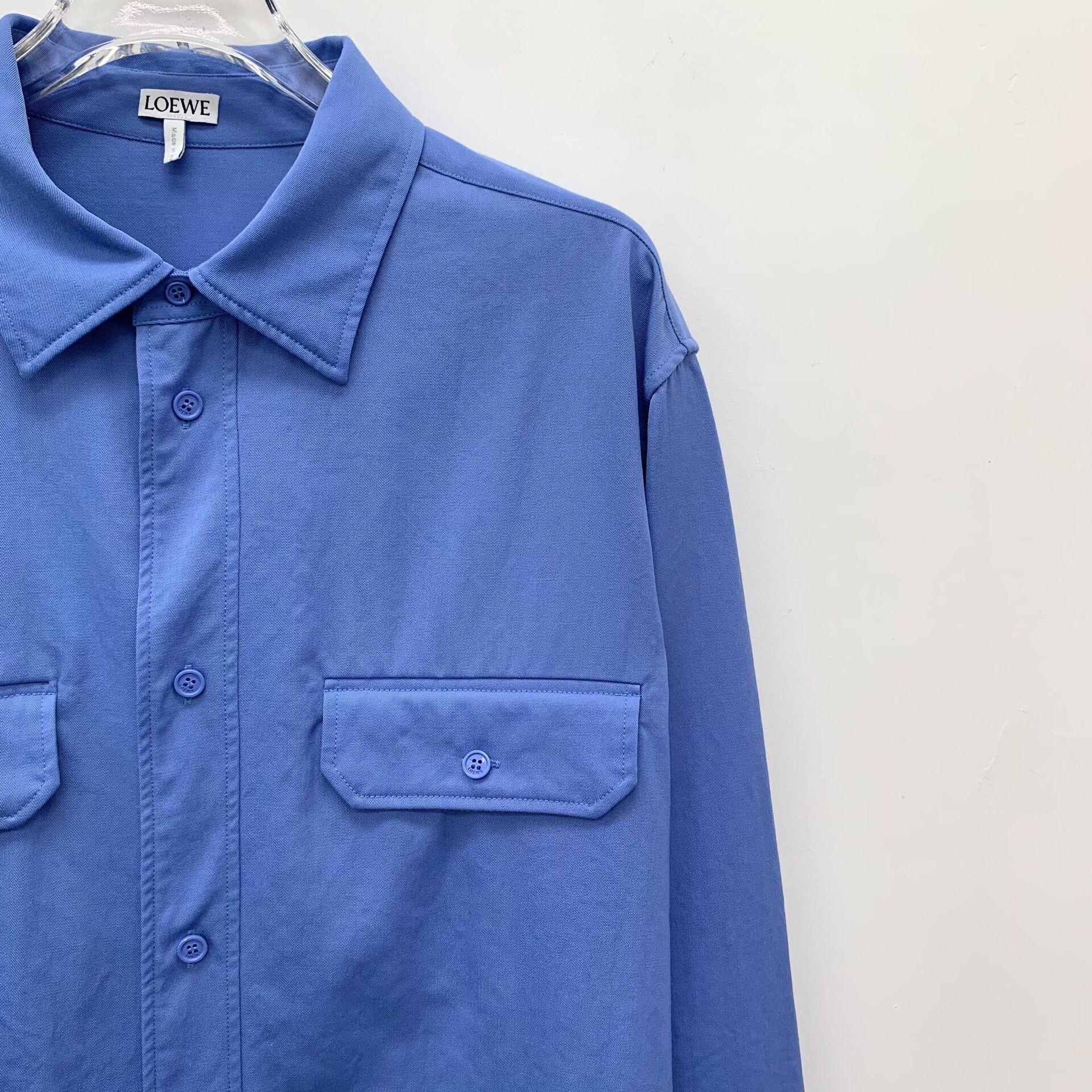 Loewe Loewe Wool Blue Shirt M Men Size US M / EU 48-50 / 2 - 3 Thumbnail