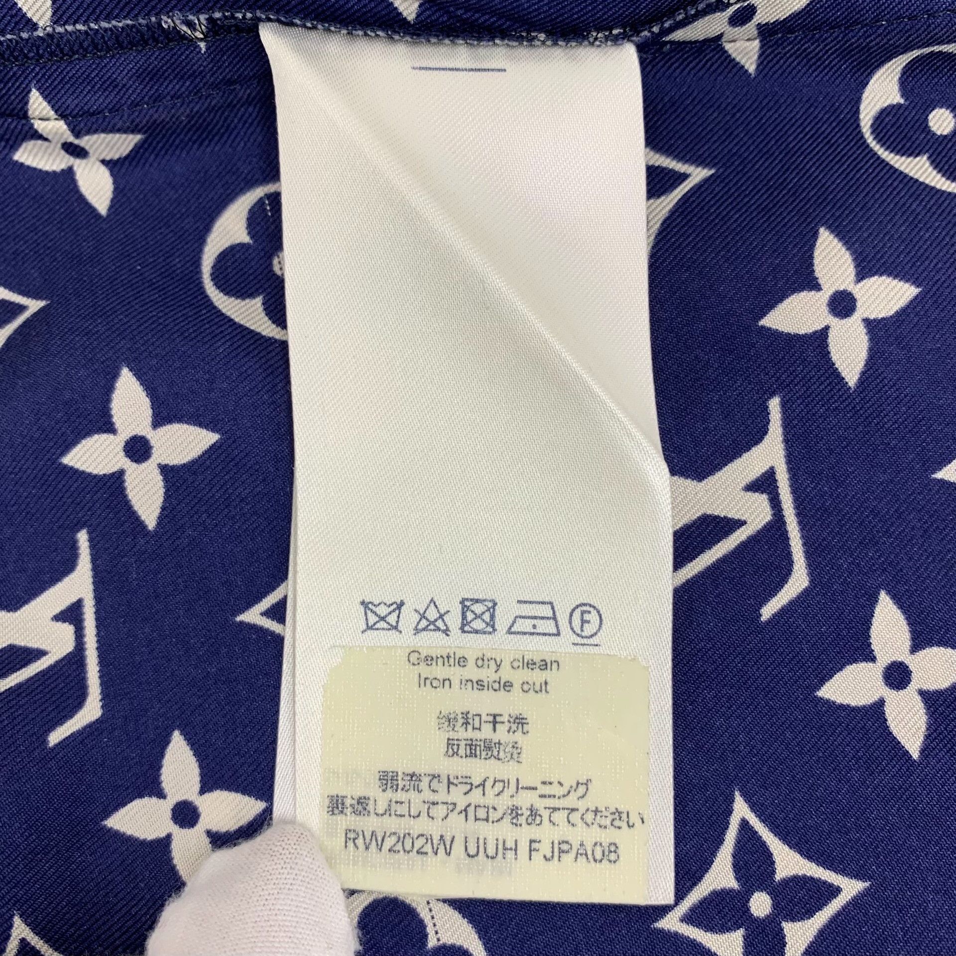Louis Vuitton Louis Vuitton Blue Pants M Women Size 28" / US 6 / IT 42 - 6 Thumbnail