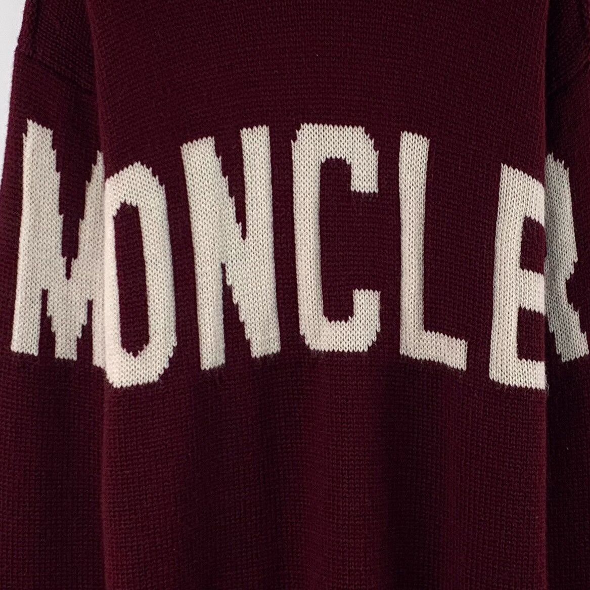 Moncler Moncler Red Sweater L Men Size US L / EU 52-54 / 3 - 4 Thumbnail