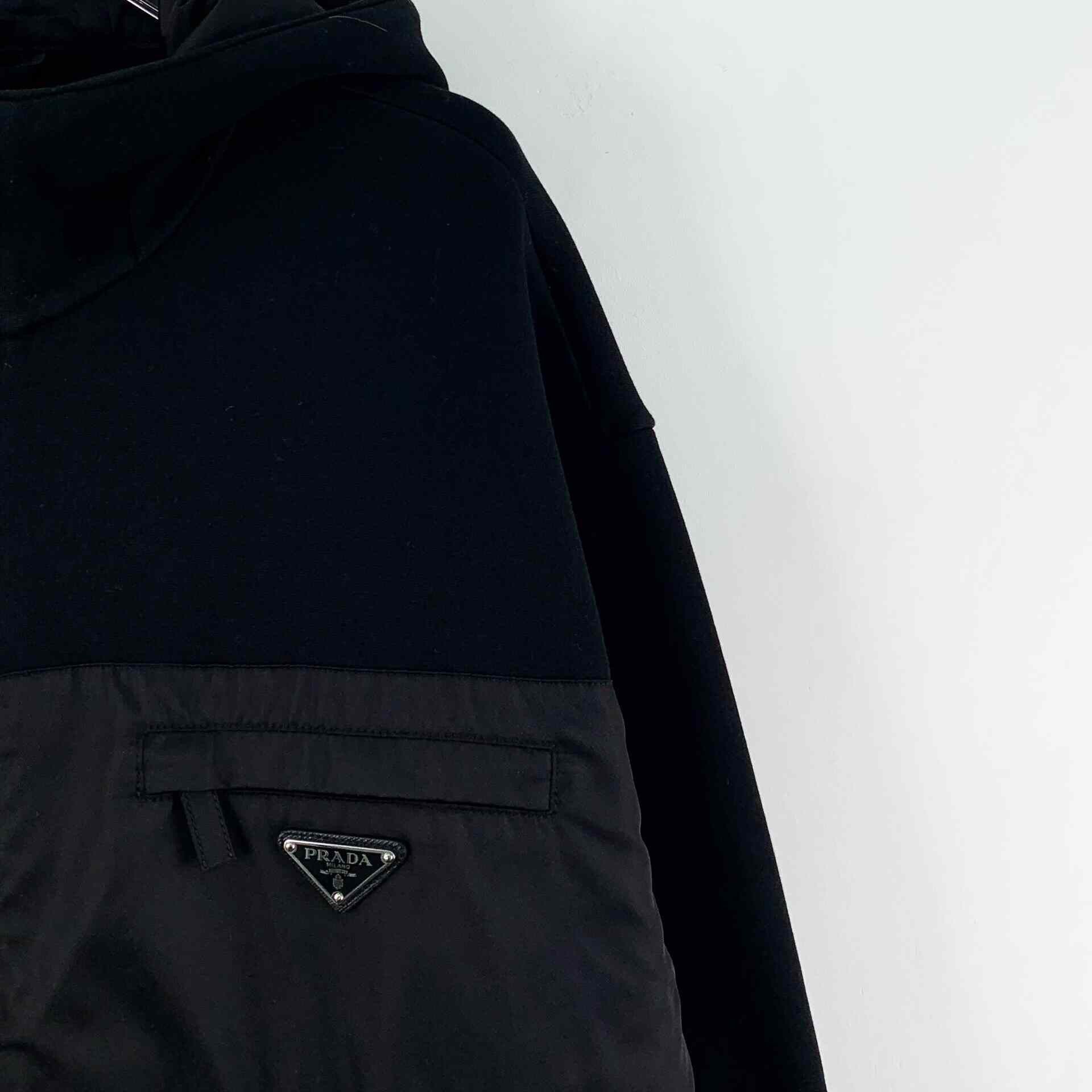 Prada Prada Cotton Black Light Jacket XL Men Size US XL / EU 56 / 4 - 3 Thumbnail