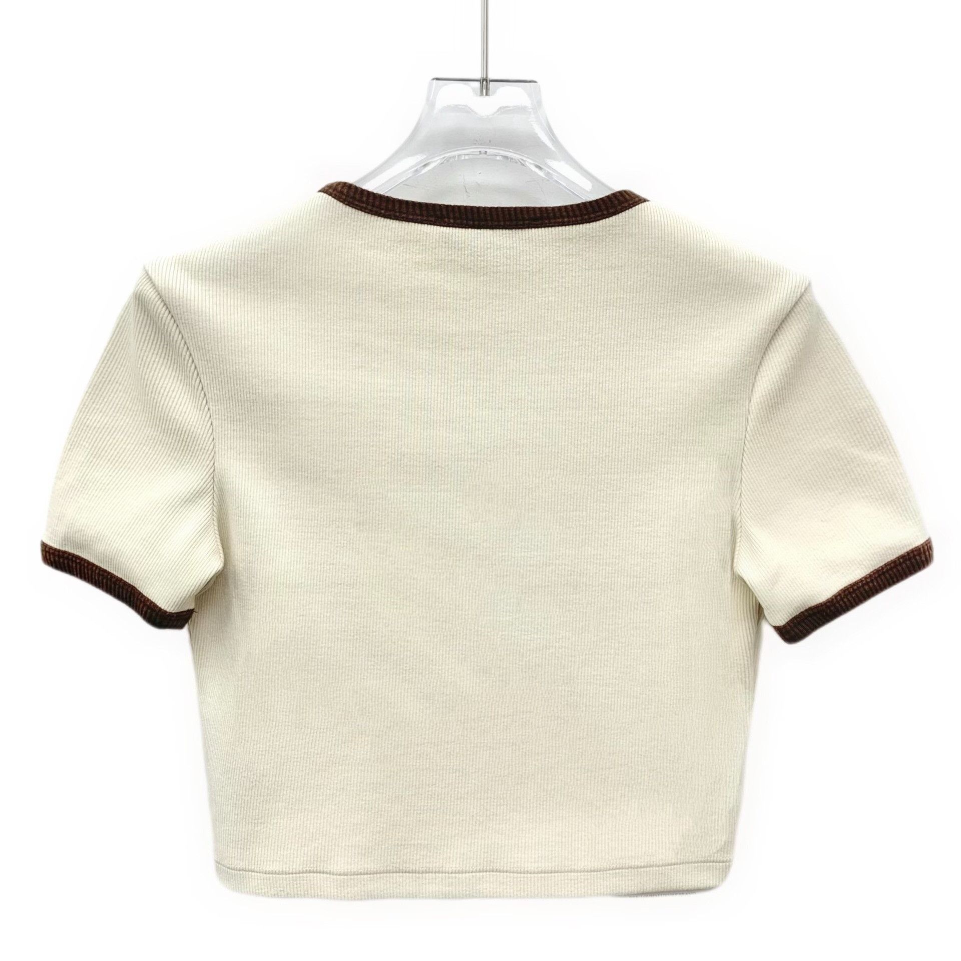 Miu Miu Miu Miu Retro Cotton White Sweater XS Women Size XS / US 0-2 / IT 36-38 - 2 Thumbnail