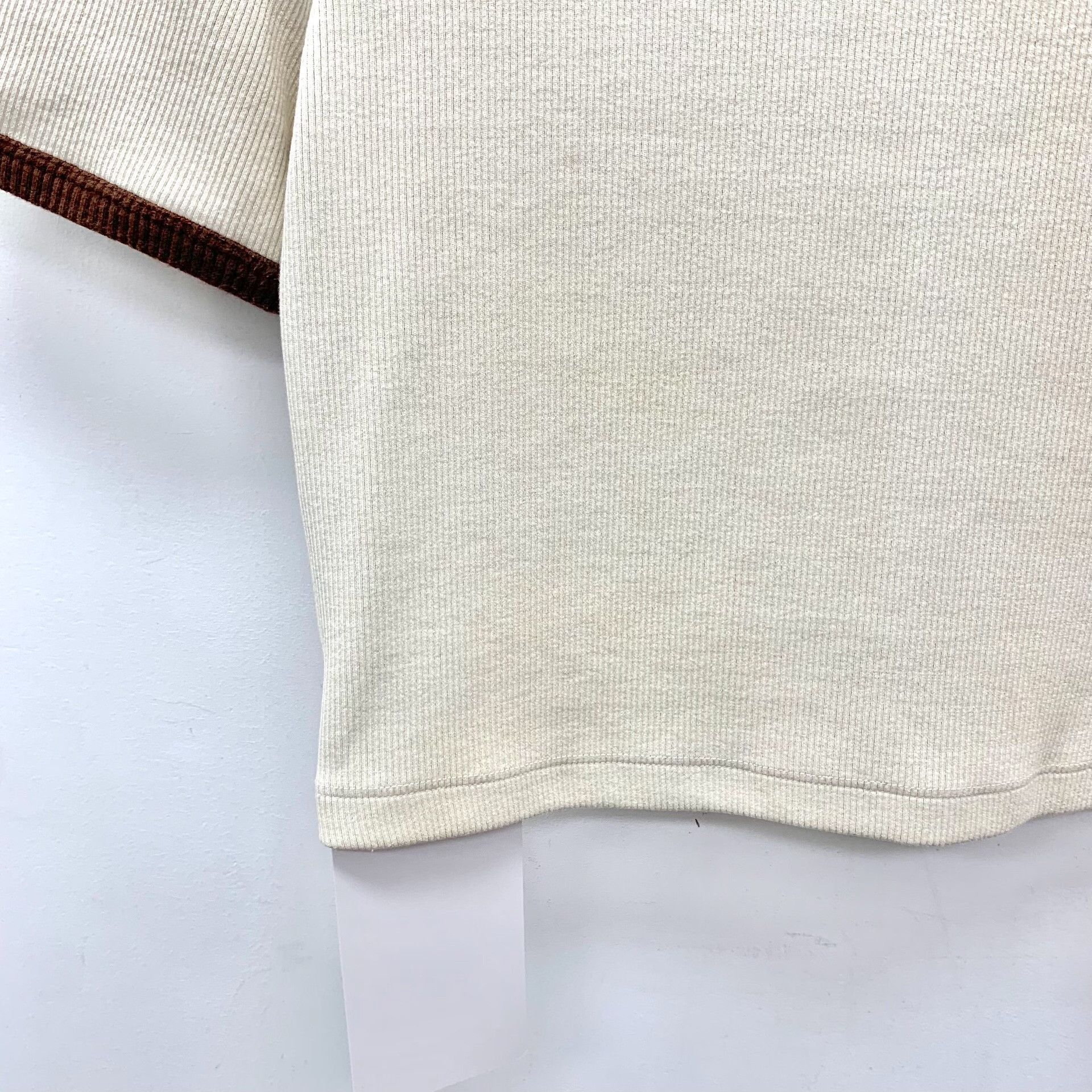 Miu Miu Miu Miu Retro Cotton White Sweater XS Women Size XS / US 0-2 / IT 36-38 - 4 Thumbnail