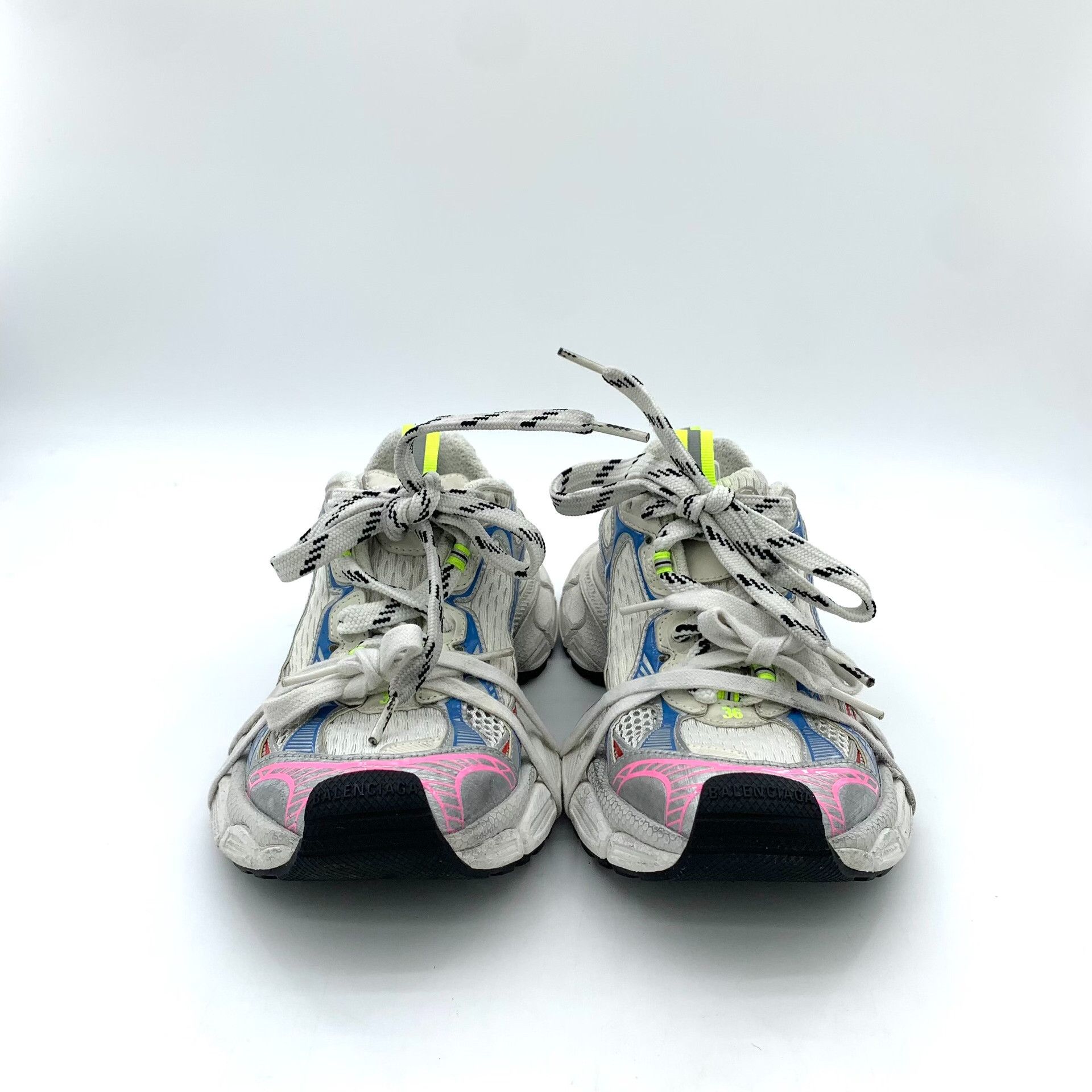 Balenciaga Balenciaga White Lowtop Sneakers XXXL Women Size US 8 / IT 38 - 3 Thumbnail