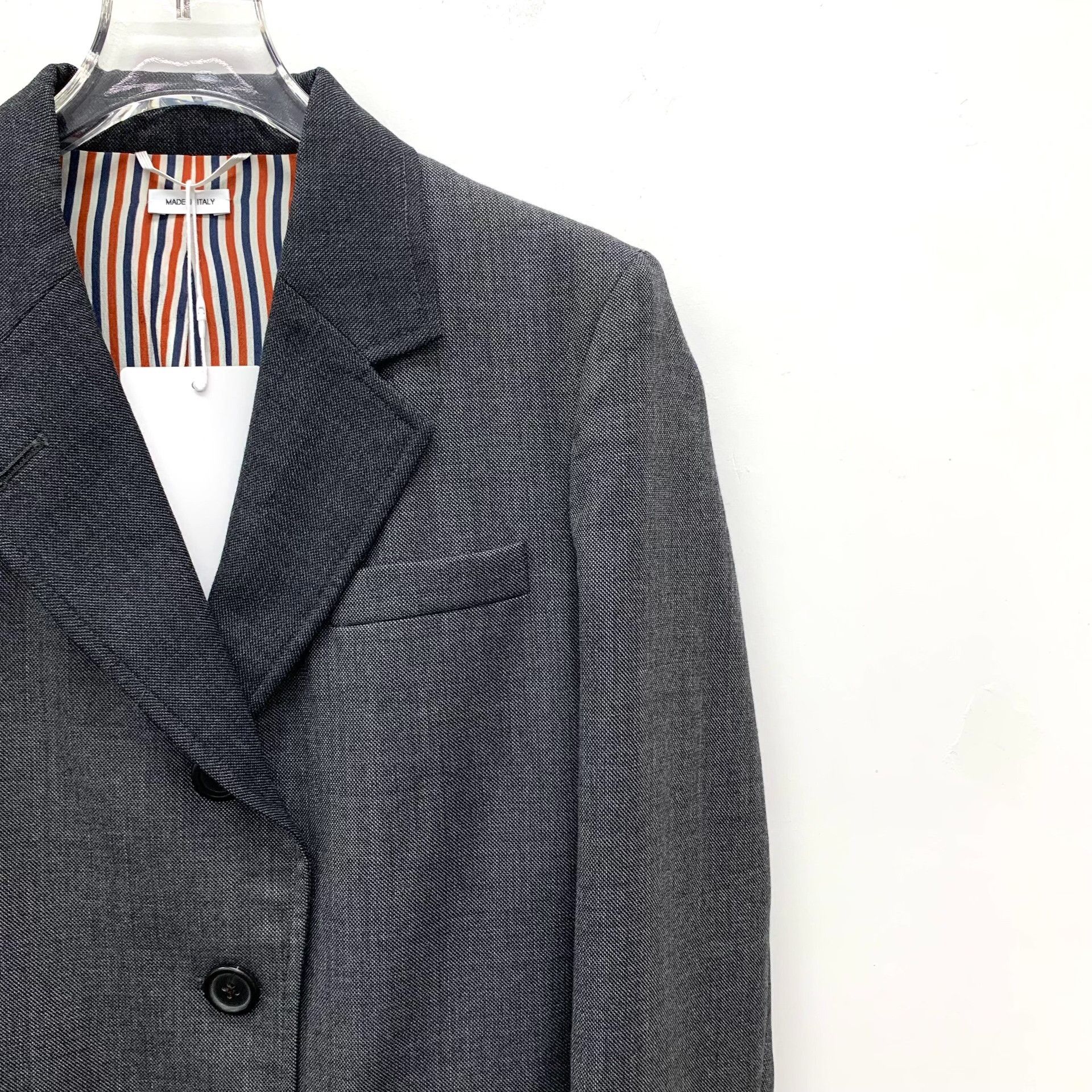 Thom Browne Thom Browne Wool Brown Light Jacket S Men Size US S / EU 44-46 / 1 - 3 Thumbnail