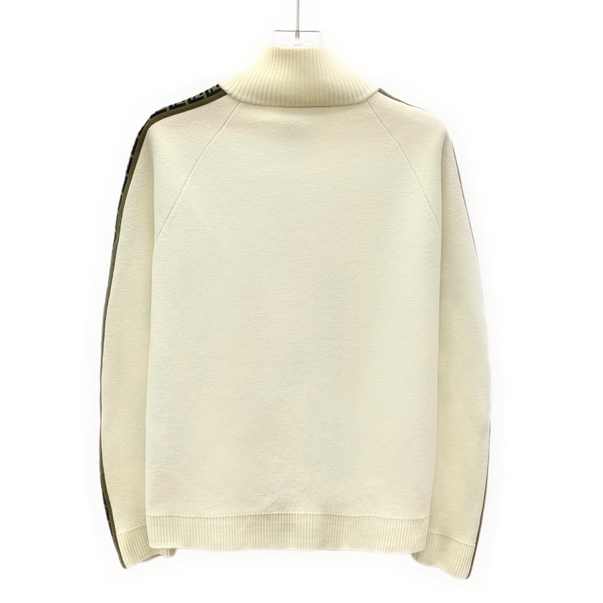 Fendi Fendi Retro Wool Beige Sweater L Men Size US L / EU 52-54 / 3 - 2 Thumbnail