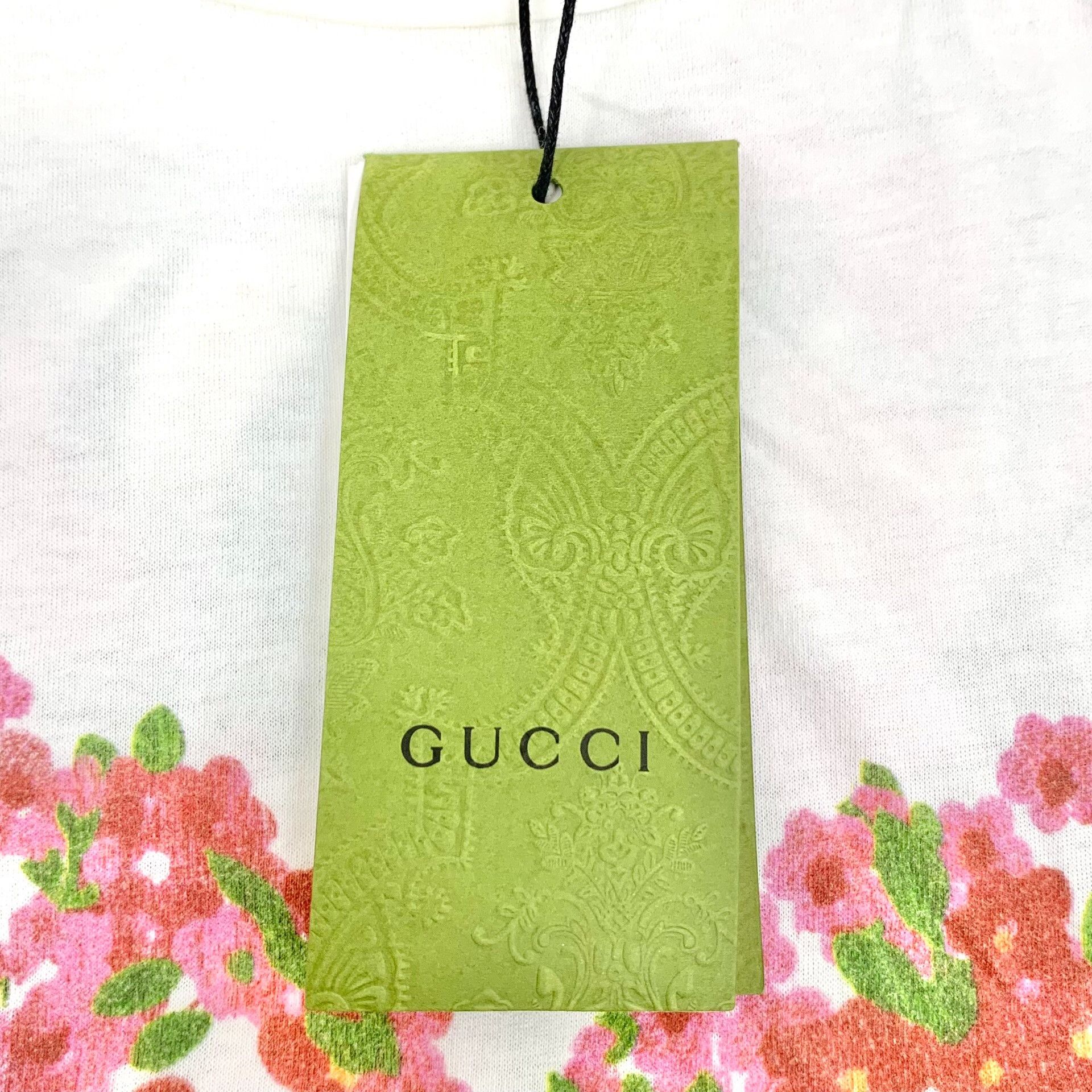 Gucci Gucci Cotton Printed White T-Shirt M Women Size M / US 6-8 / IT 42-44 - 6 Thumbnail