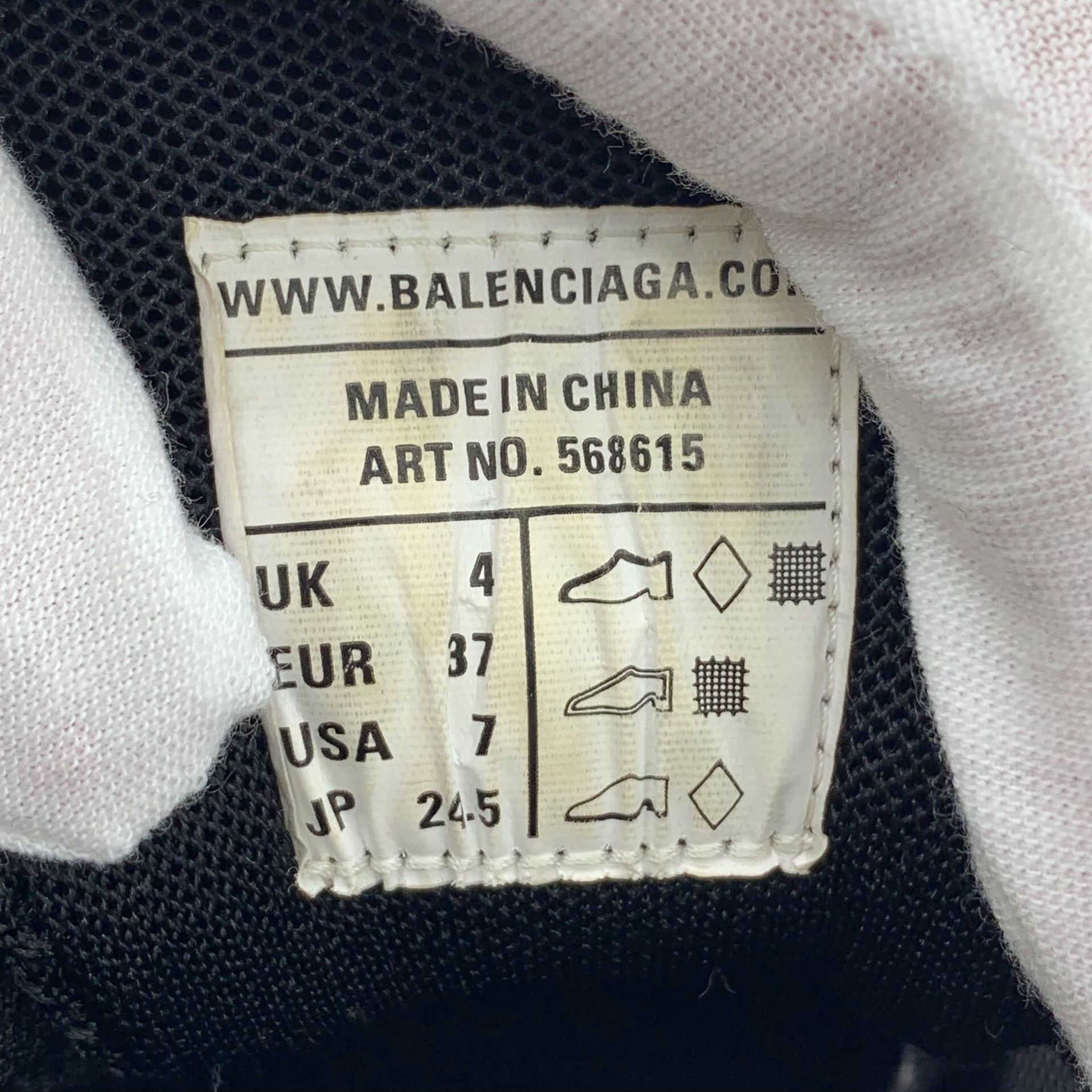 Balenciaga Balenciaga Black Lowtop Sneakers 37 Women Size US 6.5 / IT 36.5 - 6 Thumbnail