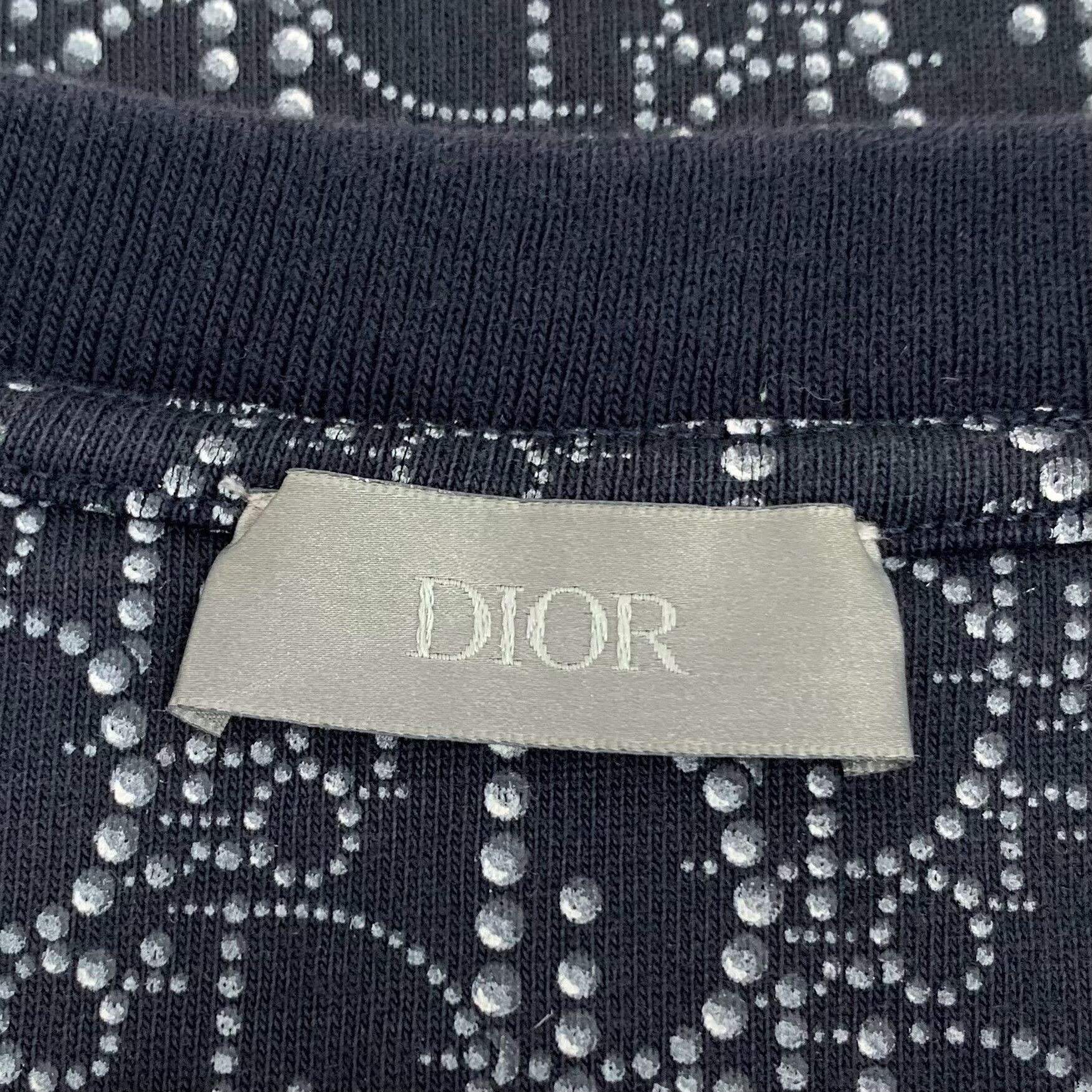 Dior Dior Retro Cotton Black T-Shirt XL Men Size US XL / EU 56 / 4 - 5 Thumbnail