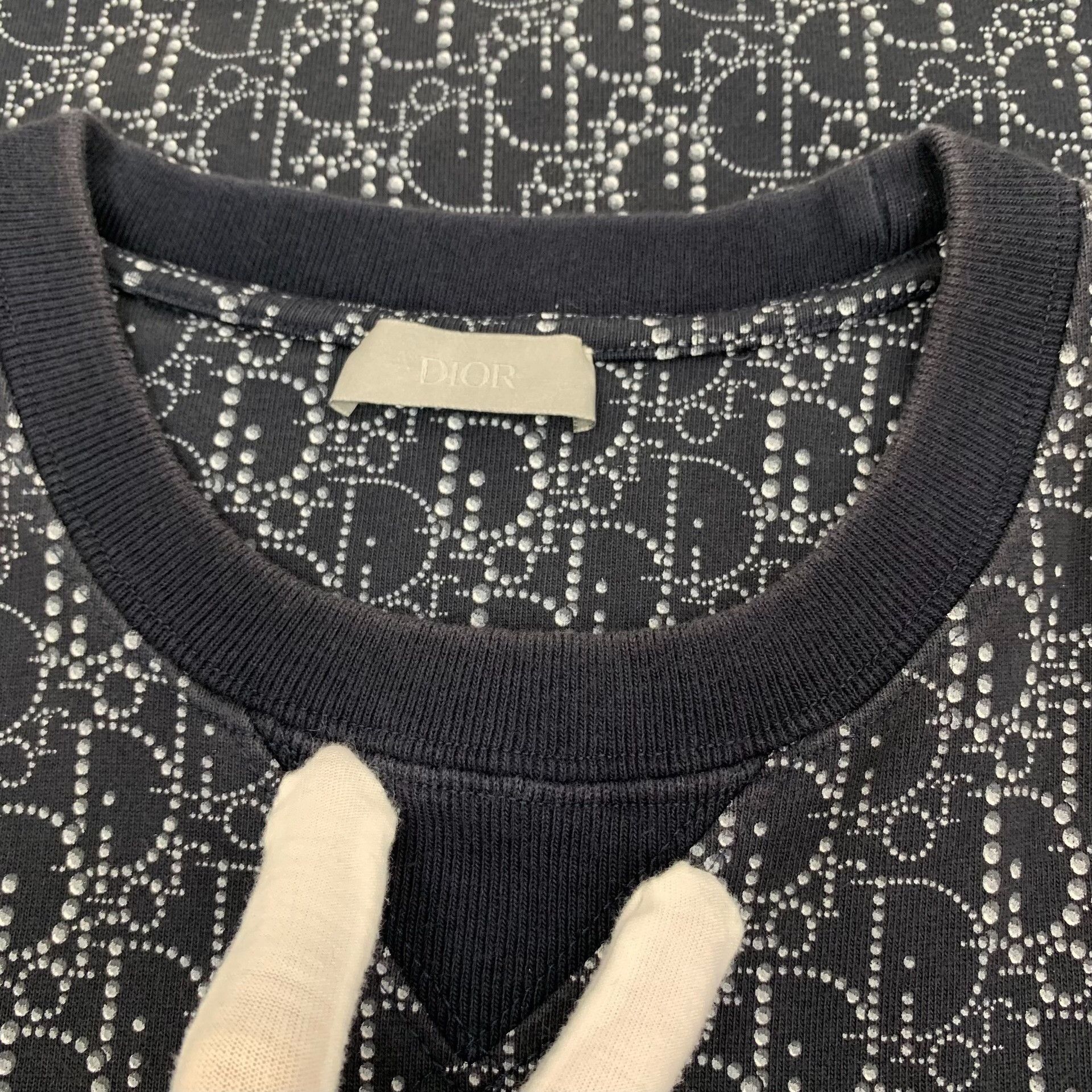Dior Dior Retro Cotton Black T-Shirt XL Men Size US XL / EU 56 / 4 - 9 Thumbnail