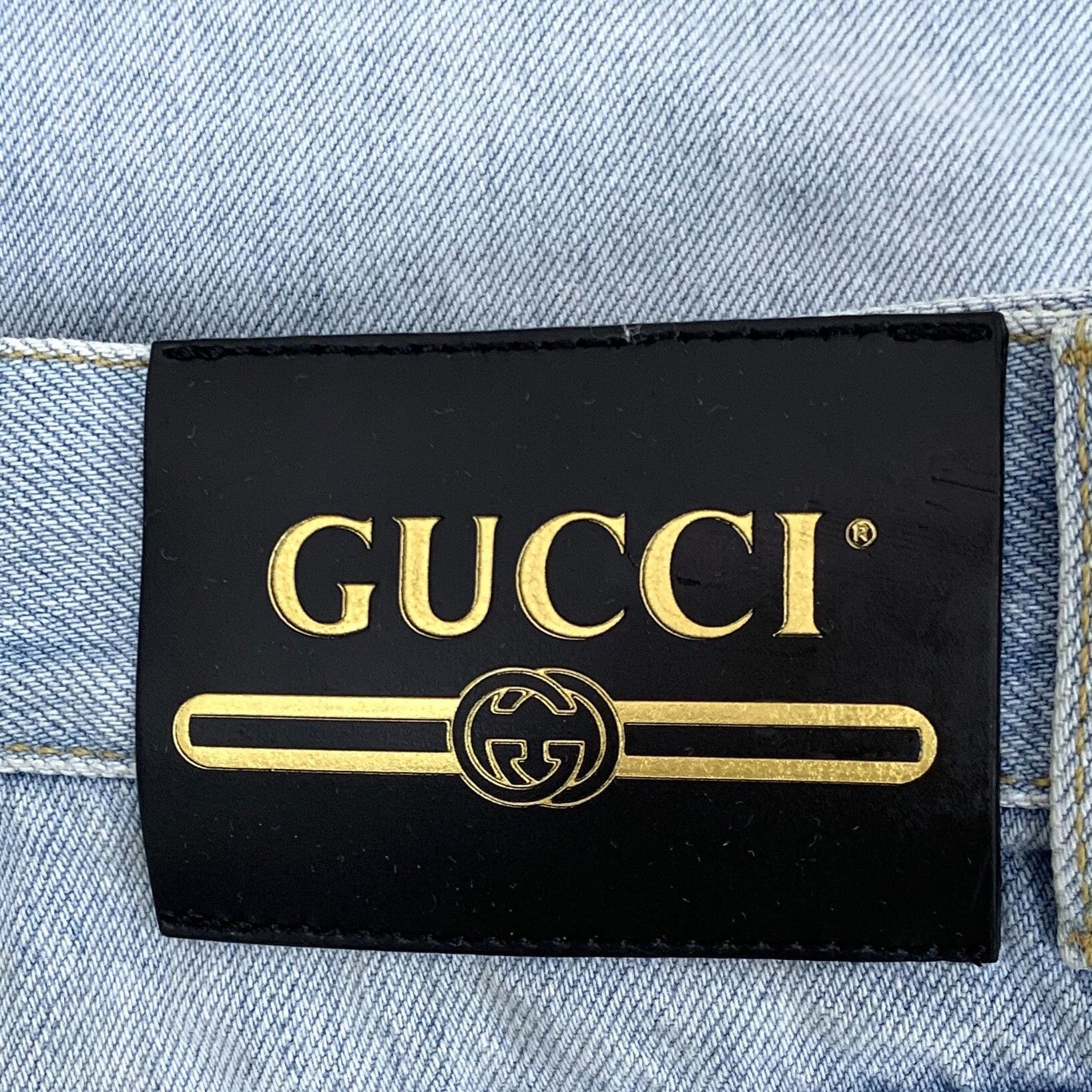 Gucci Gucci Collab Blue Jeans 25 Women Size 25" / US 0 / IT 36 - 6 Thumbnail