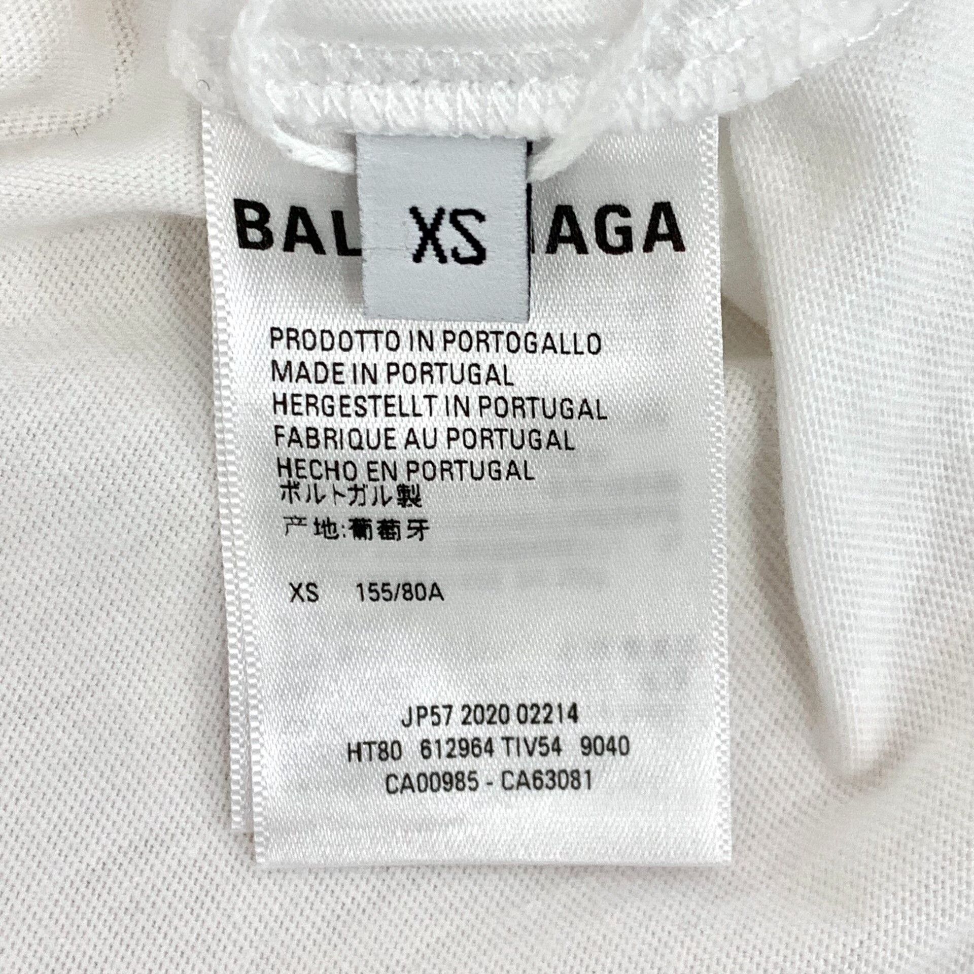 Balenciaga Balenciaga Retro White T-Shirt XS Men Size US XS / EU 42 / 0 - 7 Thumbnail