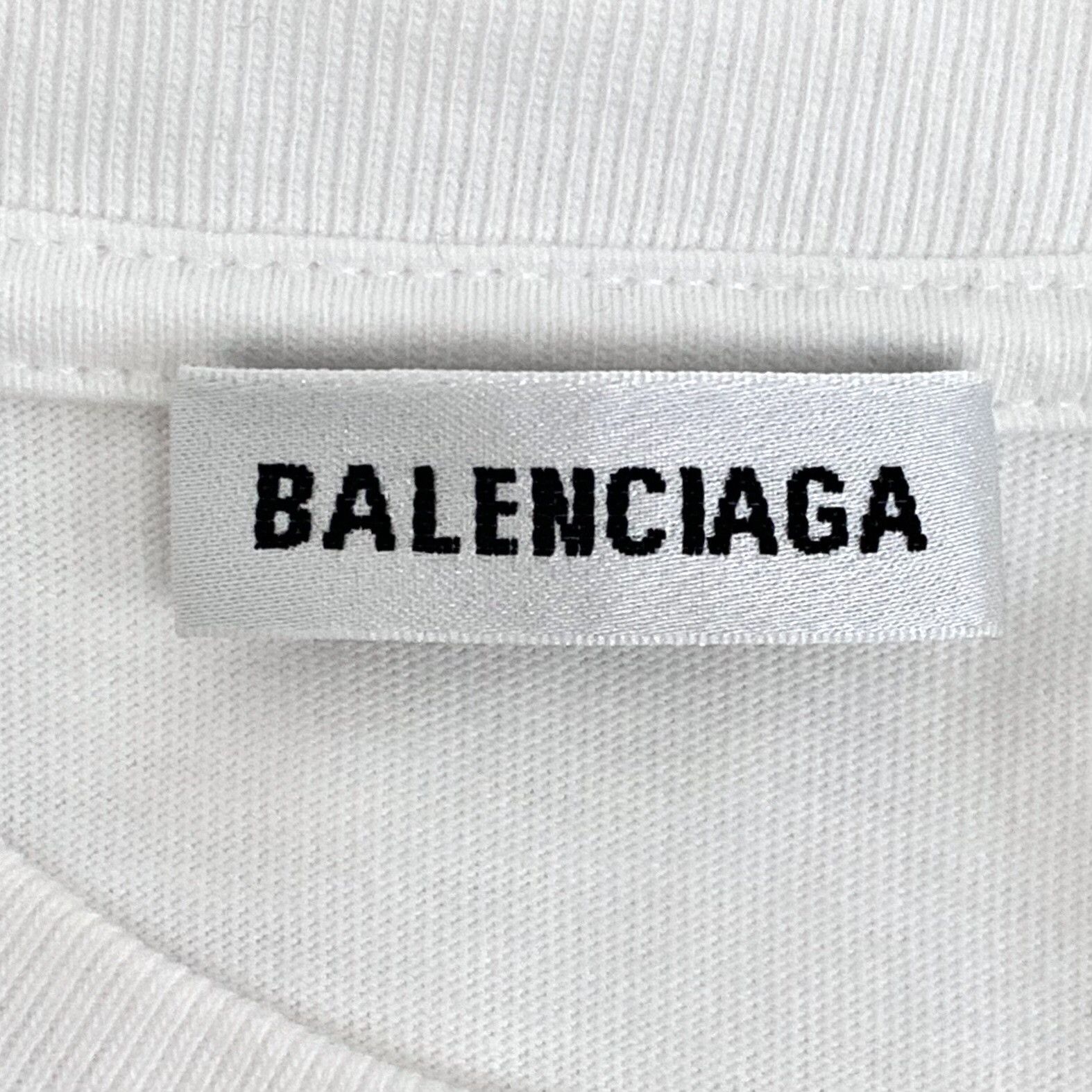 Balenciaga Balenciaga Retro White T-Shirt XS Men Size US XS / EU 42 / 0 - 6 Thumbnail