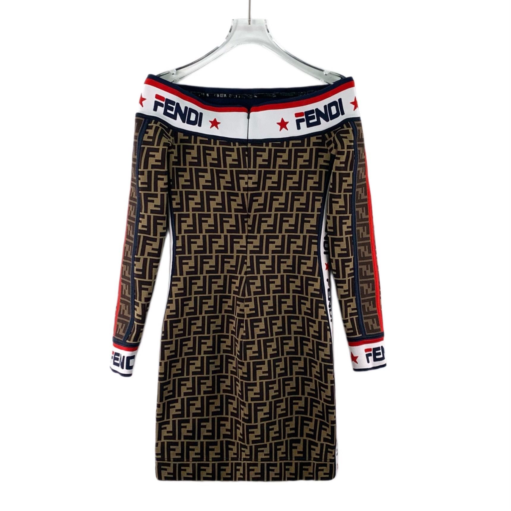 Fendi Fendi Cotton Brown Dress M Women Size M / US 6-8 / IT 42-44 - 2 Thumbnail