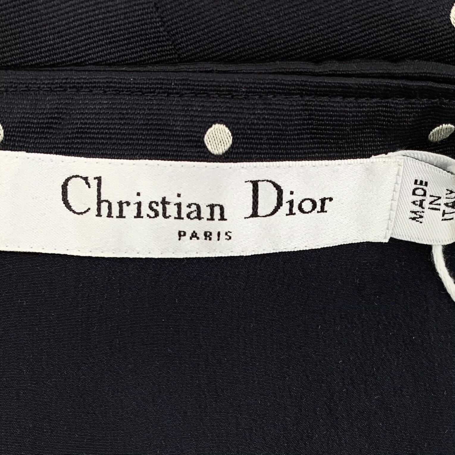 Dior Dior Cotton Black Dress S Women Size S / US 4 / IT 40 - 5 Thumbnail