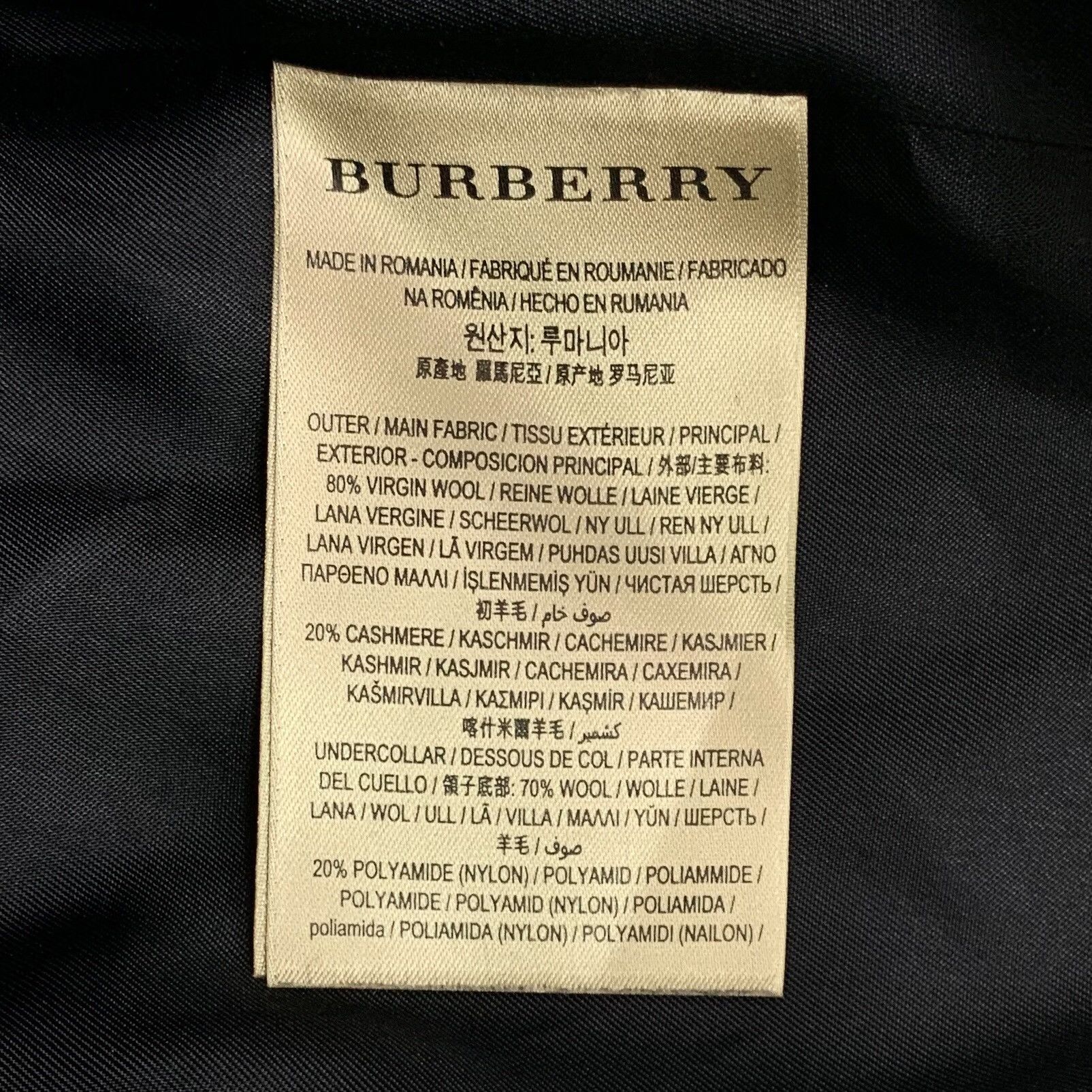 Burberry Burberry Wool Black Hoodie L Men Size US L / EU 52-54 / 3 - 6 Thumbnail