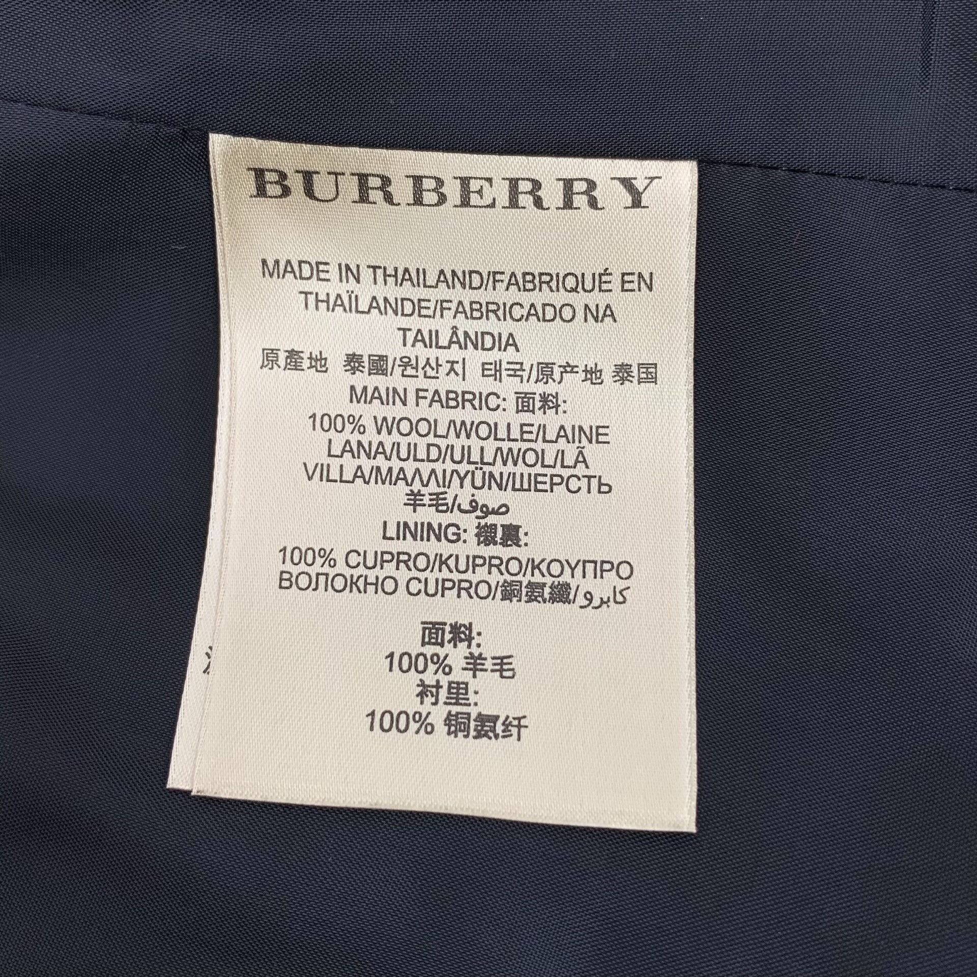 Burberry Burberry Wool Plaid Red Coat S Women Size S / US 4 / IT 40 - 6 Thumbnail