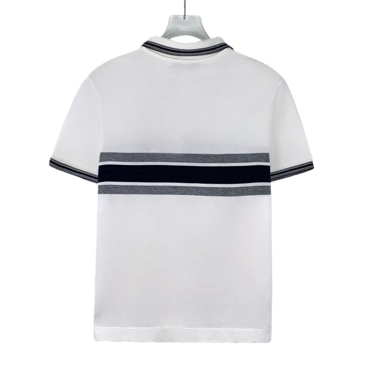 Dior Dior Retro Striped White Polo S Men Size US S / EU 44-46 / 1 - 2 Thumbnail