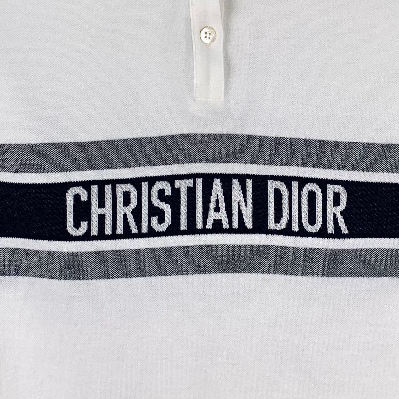 Dior Dior Retro Striped White Polo S Men Size US S / EU 44-46 / 1 - 4 Thumbnail