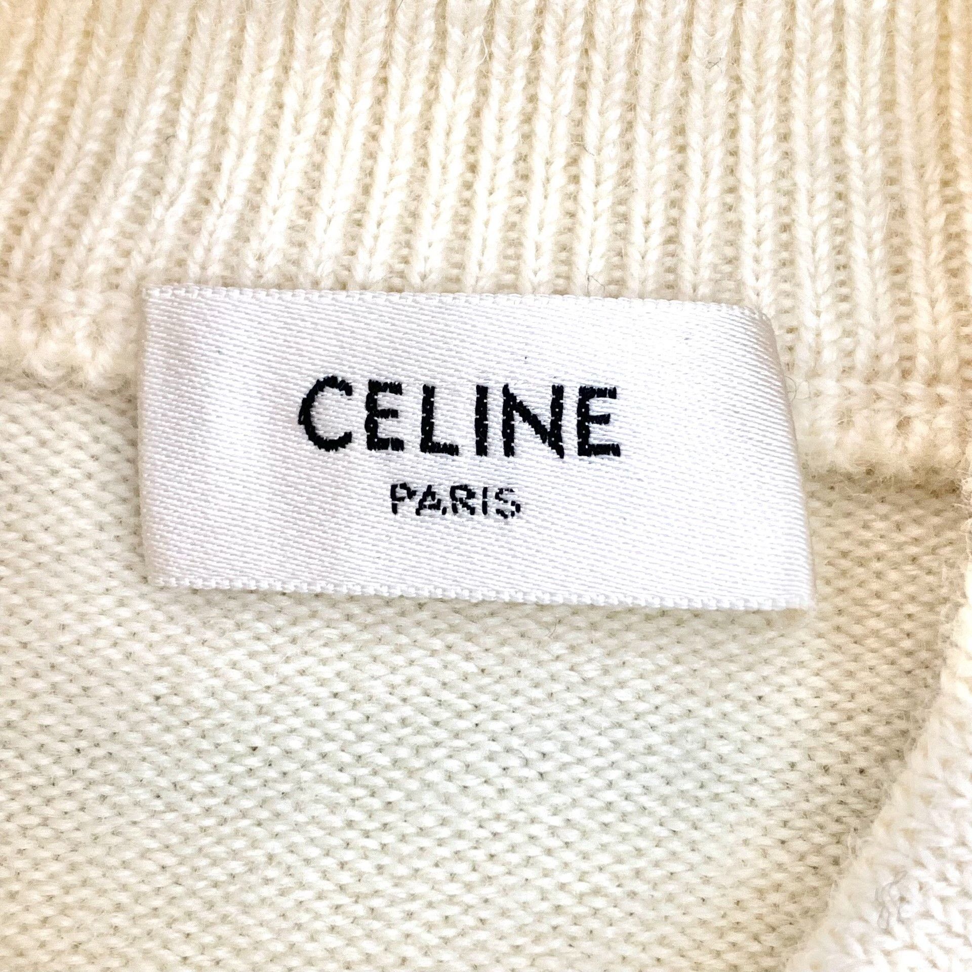 Celine Celine Knit Striped Beige Sweater S Women Size S / US 4 / IT 40 - 5 Thumbnail