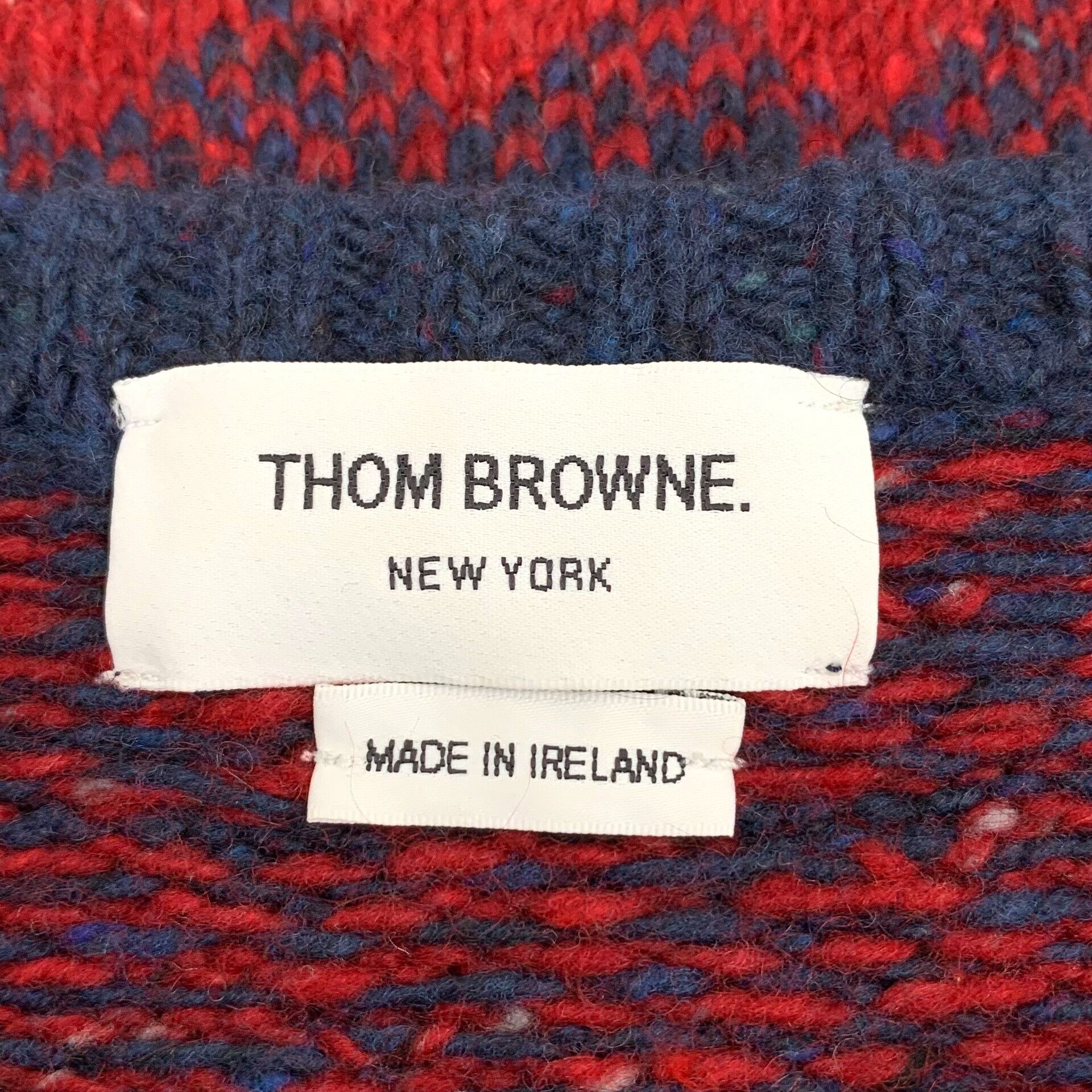Thom Browne Thom Browne Printed Graphic Brown Sweater M Men Size US M / EU 48-50 / 2 - 5 Thumbnail