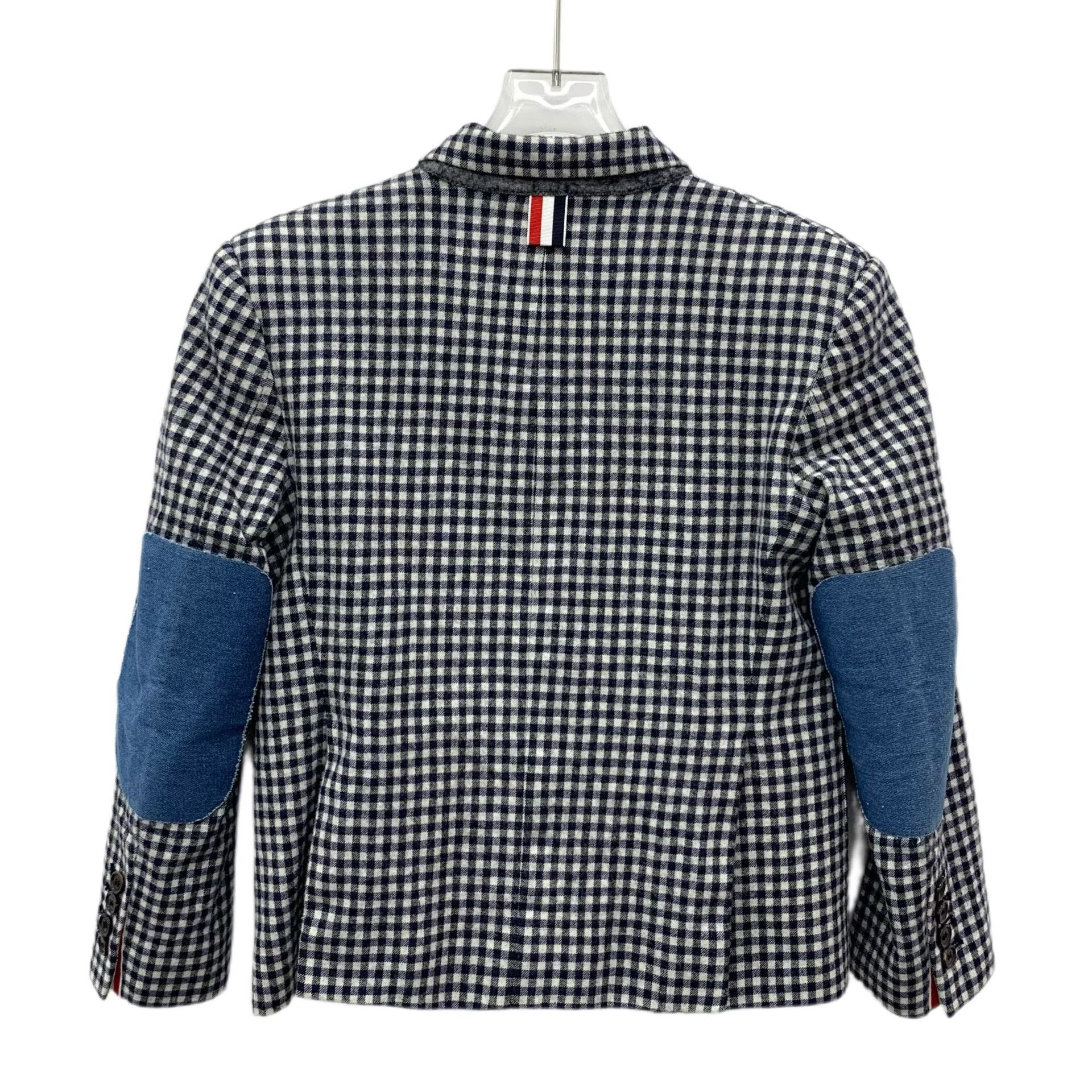 Thom Browne Thom Browne Cotton Plaid Brown Jacket 42 Women Size M / US 6-8 / IT 42-44 - 2 Thumbnail