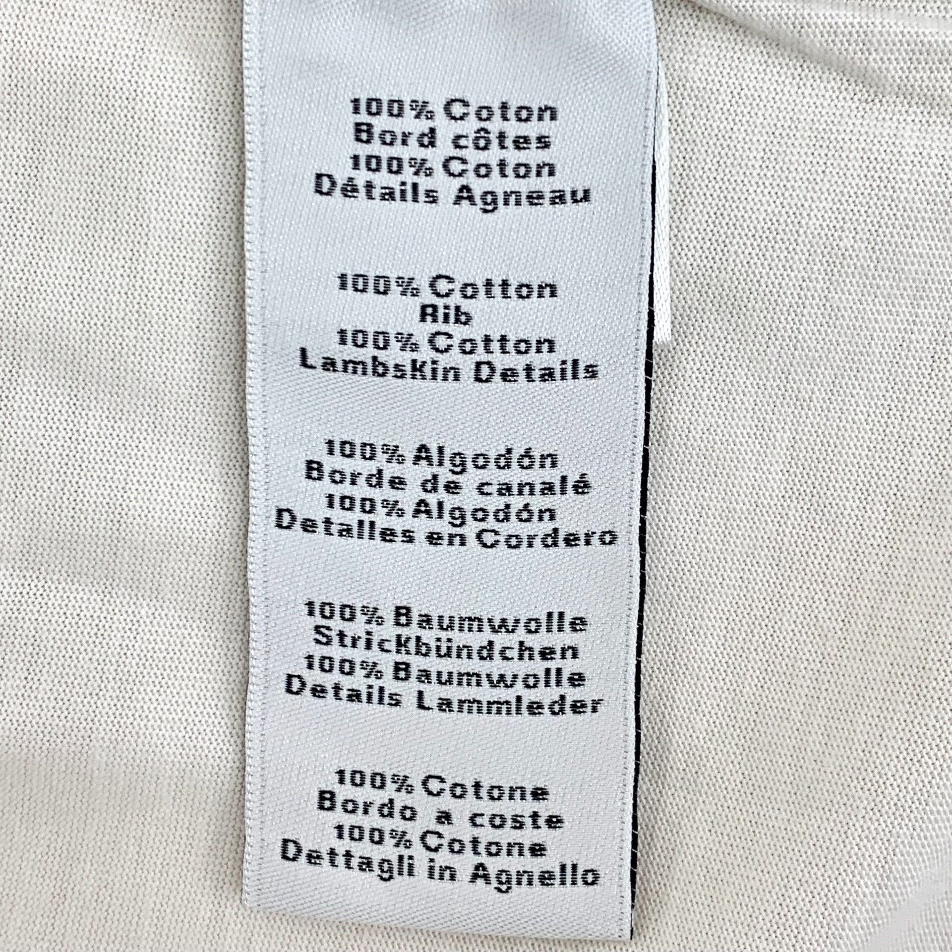 Hermes Hermes Leather White T-Shirt L Women Size L / US 10 / IT 46 - 6 Thumbnail