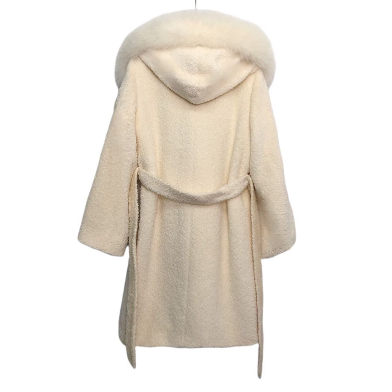 Max Mara Max Mara White Coat S Women Size S / US 4 / IT 40 - 2 Thumbnail