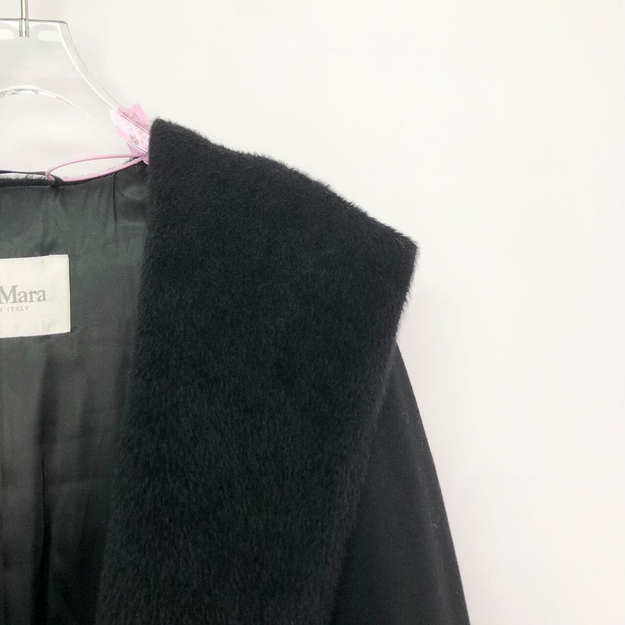 Max Mara Max Mara Wool Black Coat M Women Size M / US 6-8 / IT 42-44 - 3 Thumbnail