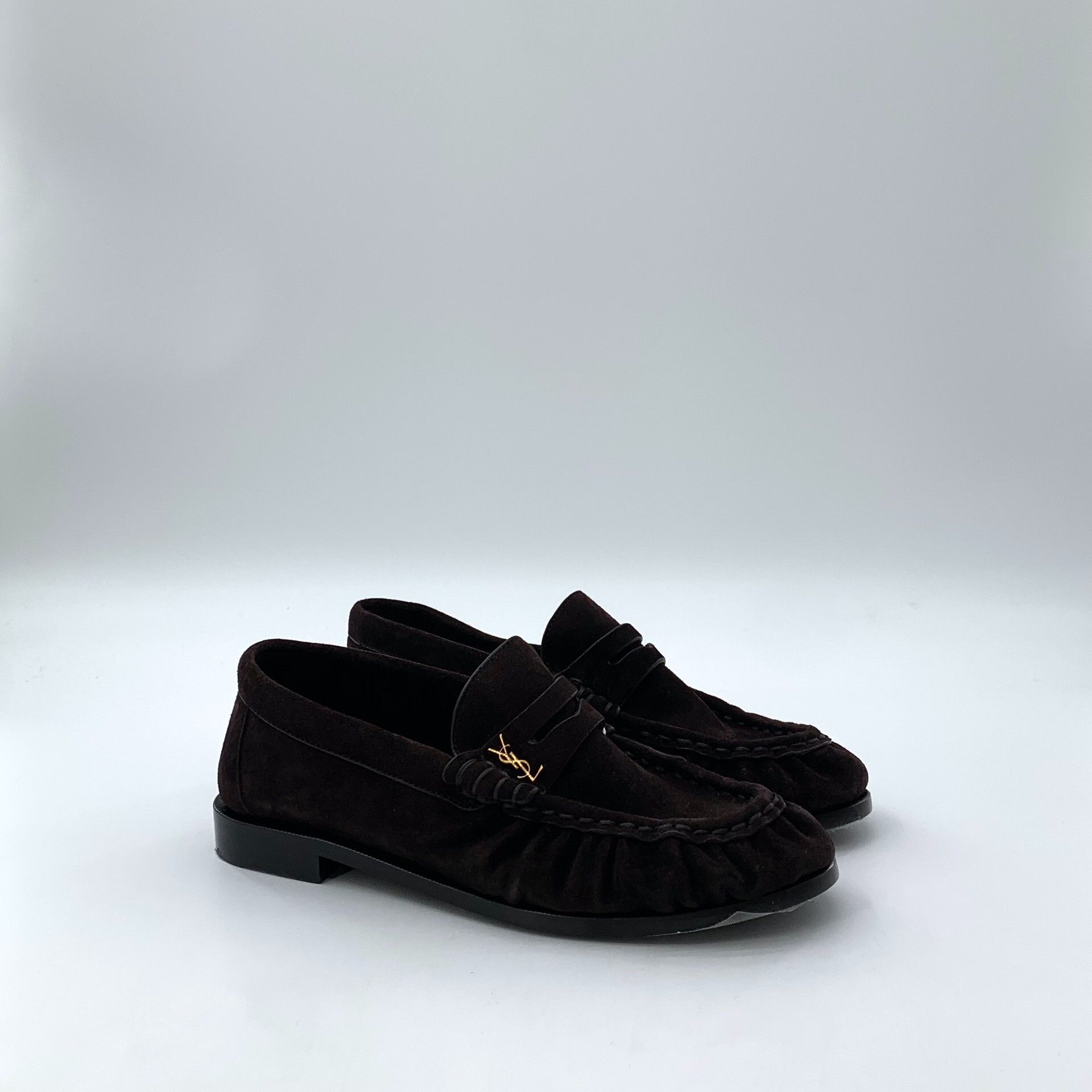 Saint Laurent Paris Saint Laurent Paris Brown Lowtop Sneakers 35 Women Size US 5 / IT 35 - 2 Thumbnail