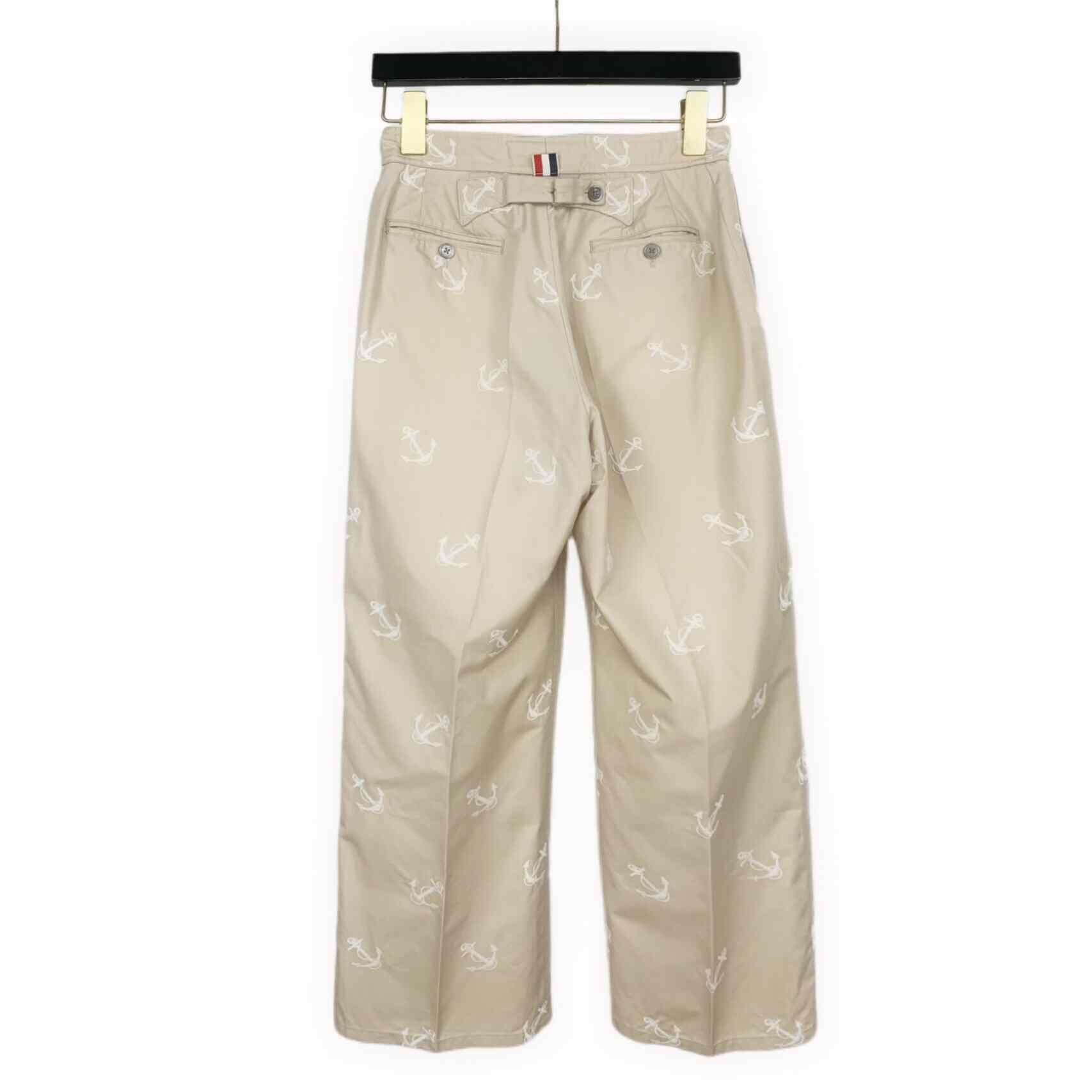 Thom Browne Thom Browne Embroidered Brown Pants XS Women Size 24" / US 00 / IT 34 - 2 Thumbnail
