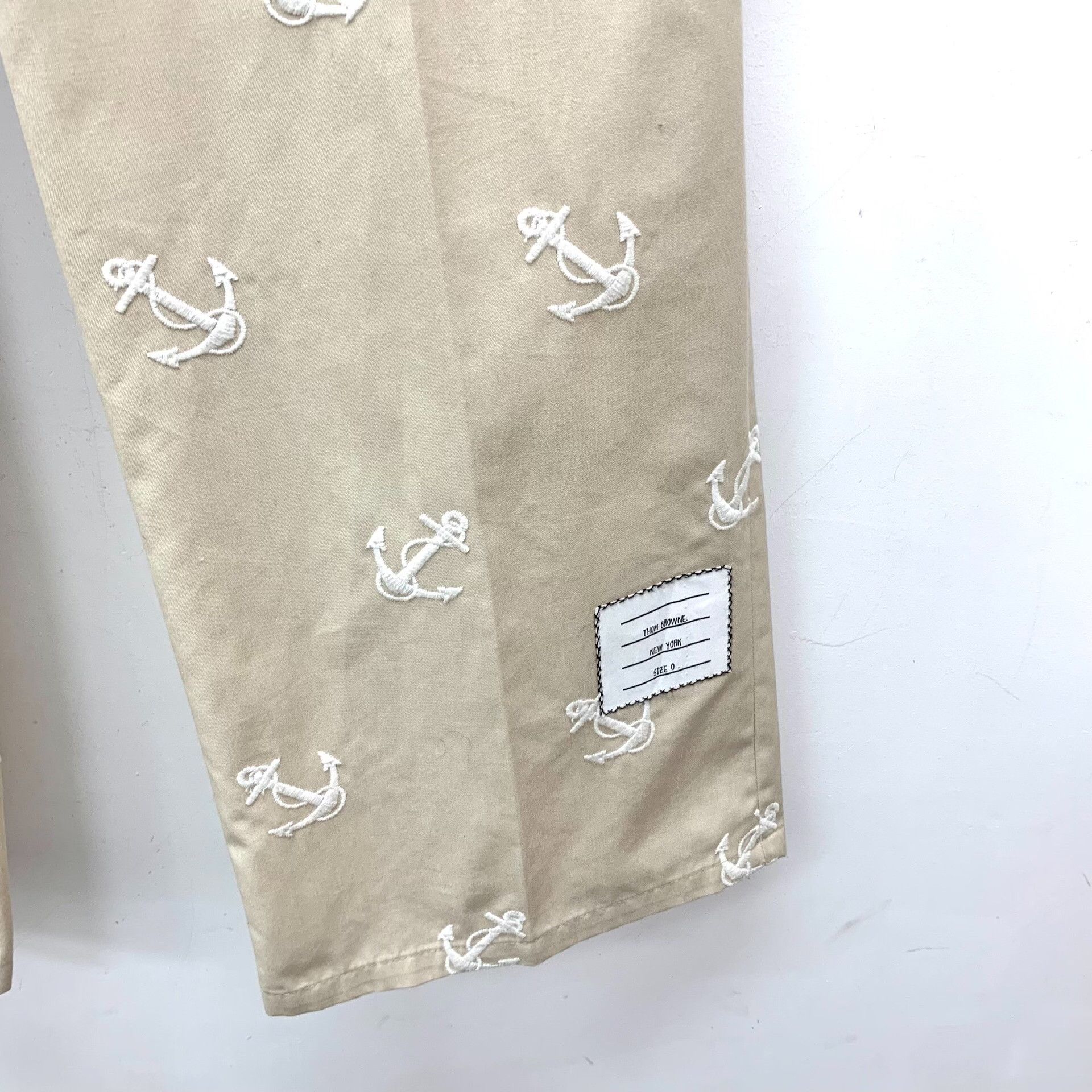 Thom Browne Thom Browne Embroidered Brown Pants XS Women Size 24" / US 00 / IT 34 - 4 Thumbnail