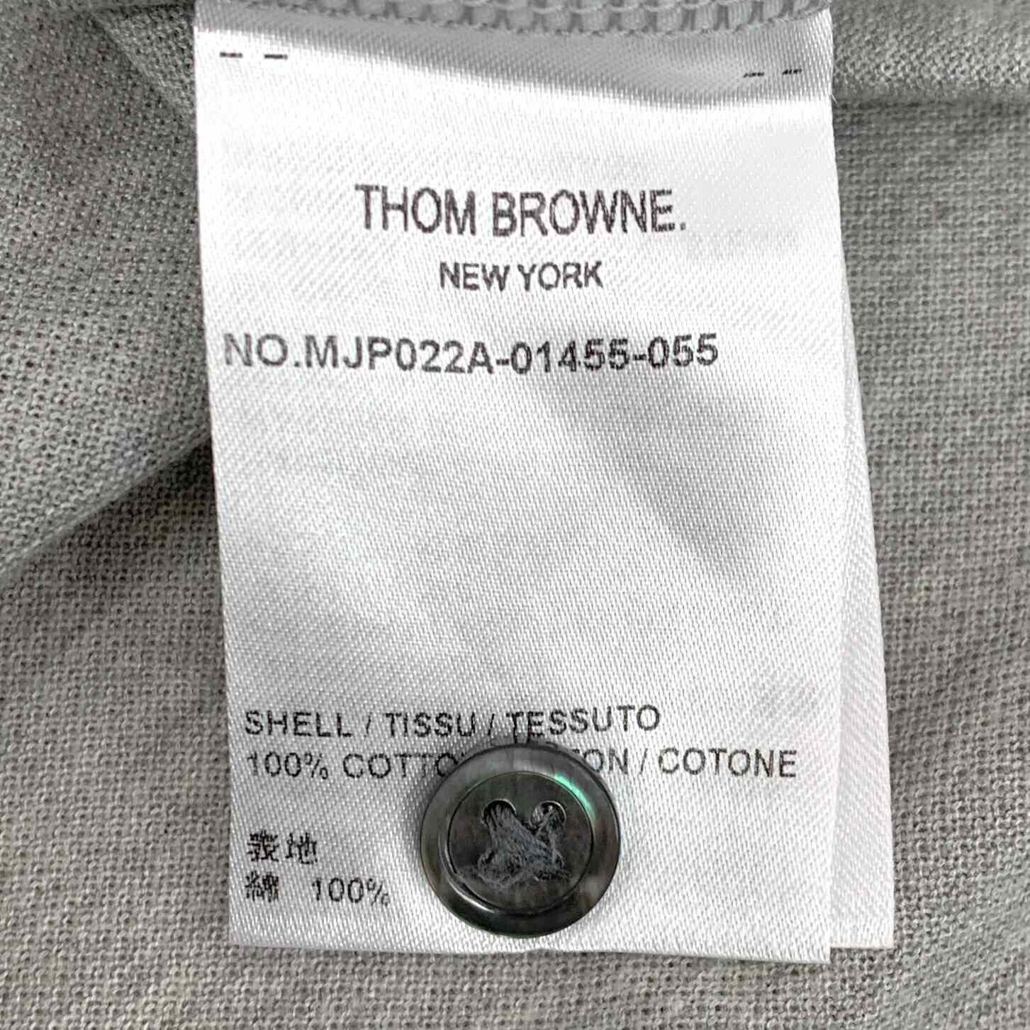 Thom Browne Thom Browne Striped Brown Polo L Men Size US L / EU 52-54 / 3 - 7 Thumbnail