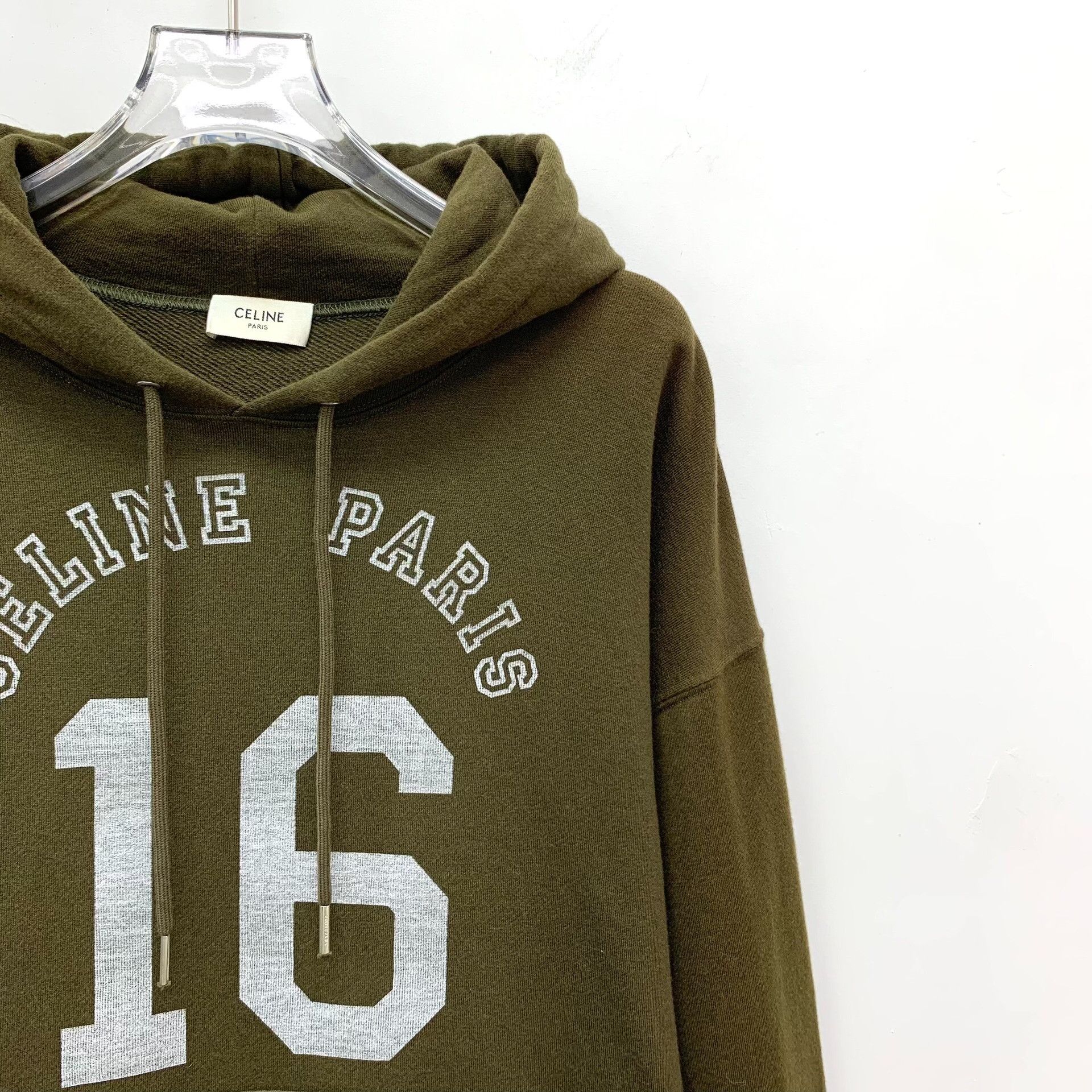 Celine Celine Retro Printed Green Hoodie XS Women Size XS / US 0-2 / IT 36-38 - 3 Thumbnail