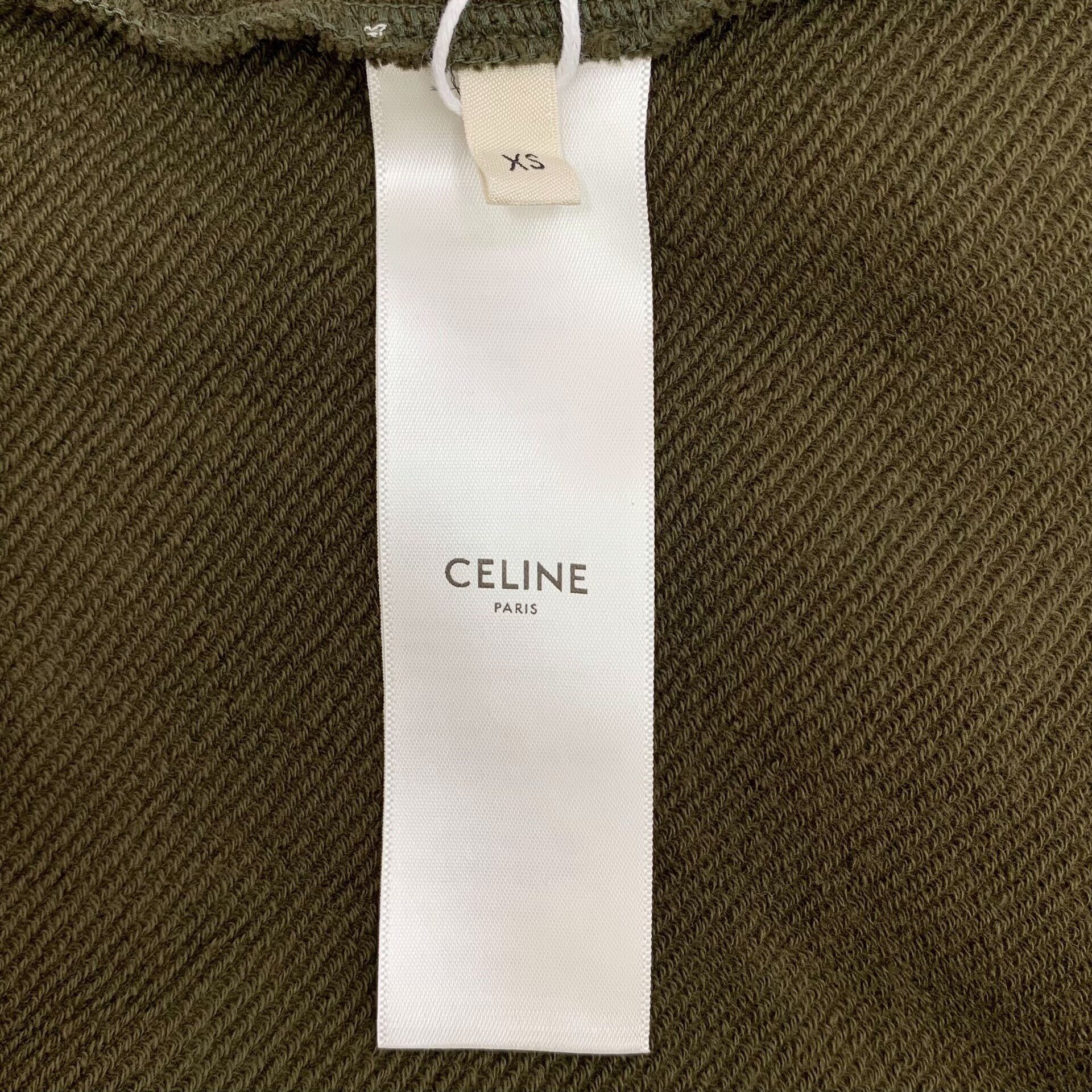 Celine Celine Retro Printed Green Hoodie XS Women Size XS / US 0-2 / IT 36-38 - 6 Thumbnail
