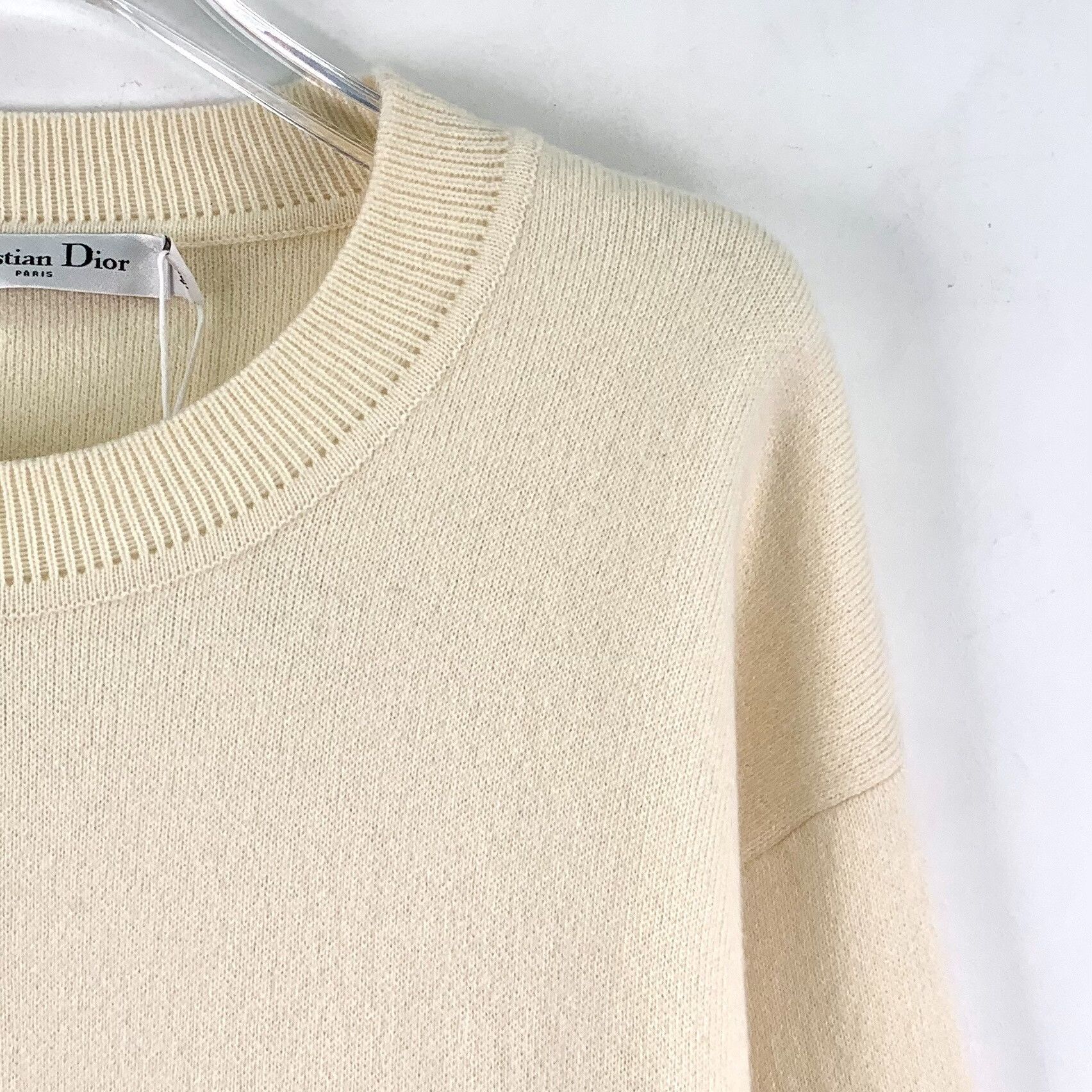 Dior Dior Knit Striped Beige Sweater XS Women Size XS / US 0-2 / IT 36-38 - 3 Thumbnail