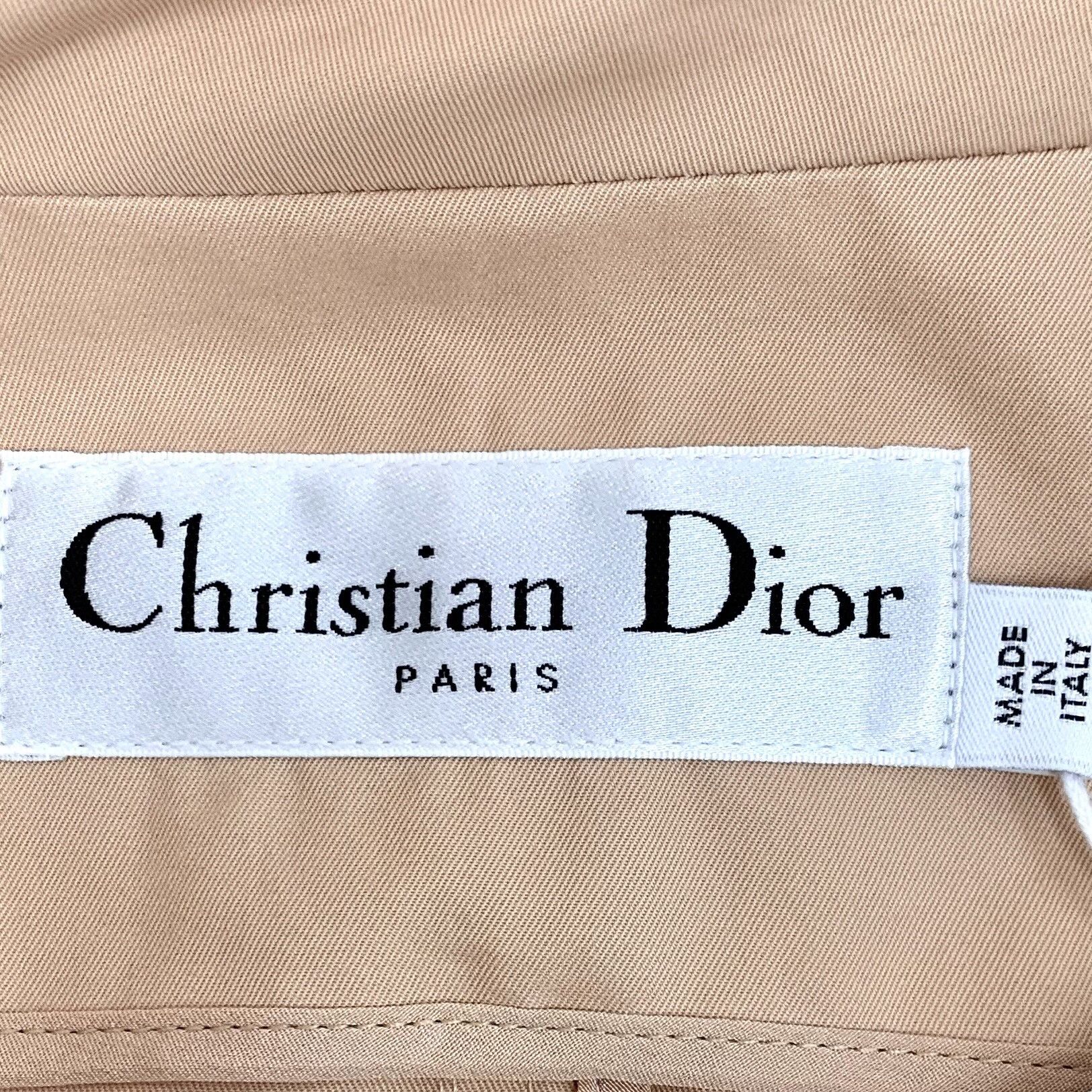 Dior Dior Cotton Brown Coat M Women Size M / US 6-8 / IT 42-44 - 6 Thumbnail