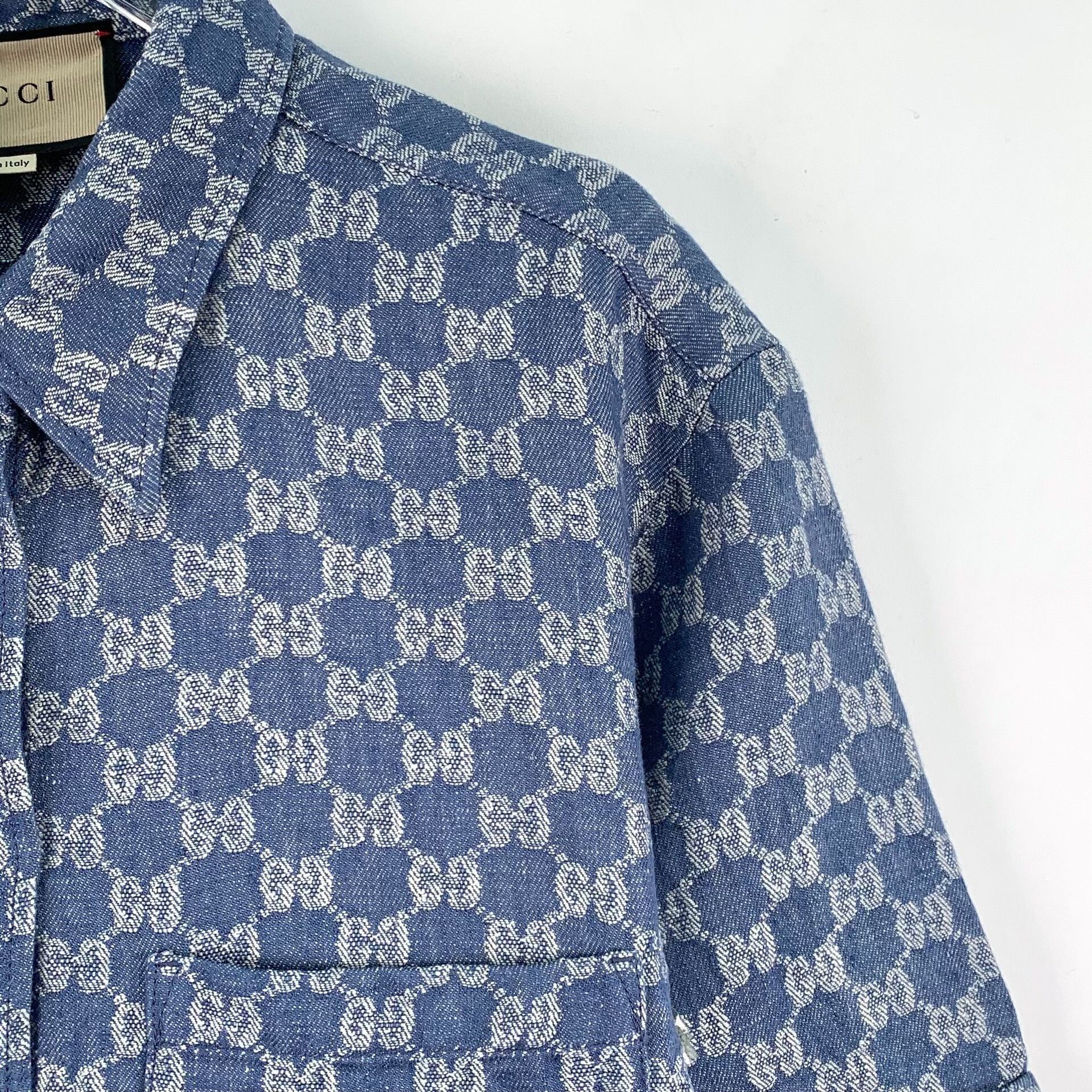 Gucci Gucci Retro Blue Shirt 42 Men Size US M / EU 48-50 / 2 - 3 Thumbnail