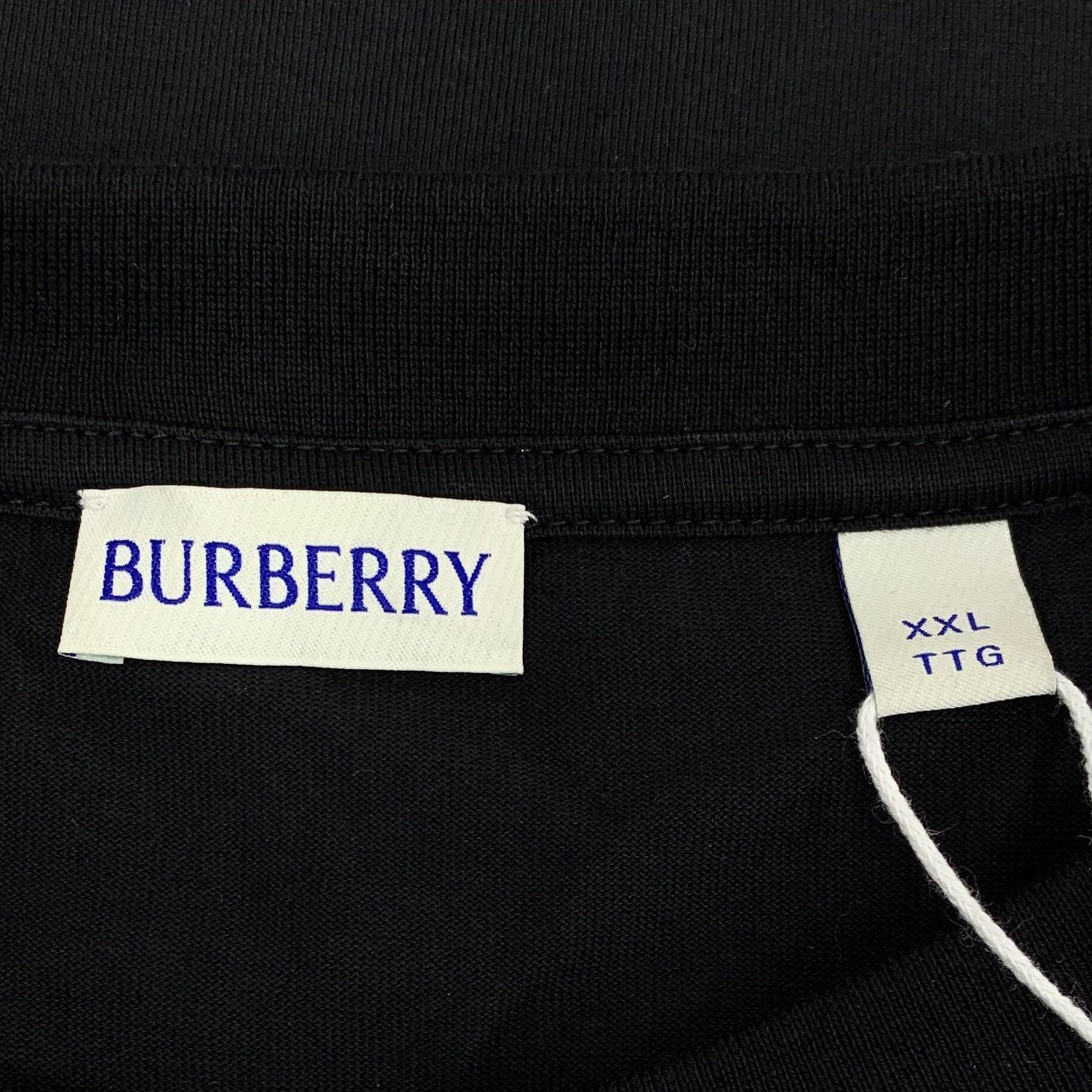 Burberry Burberry Cotton Plaid Black T-Shirt XXL Men Size US XXL / EU 58 / 5 - 5 Thumbnail