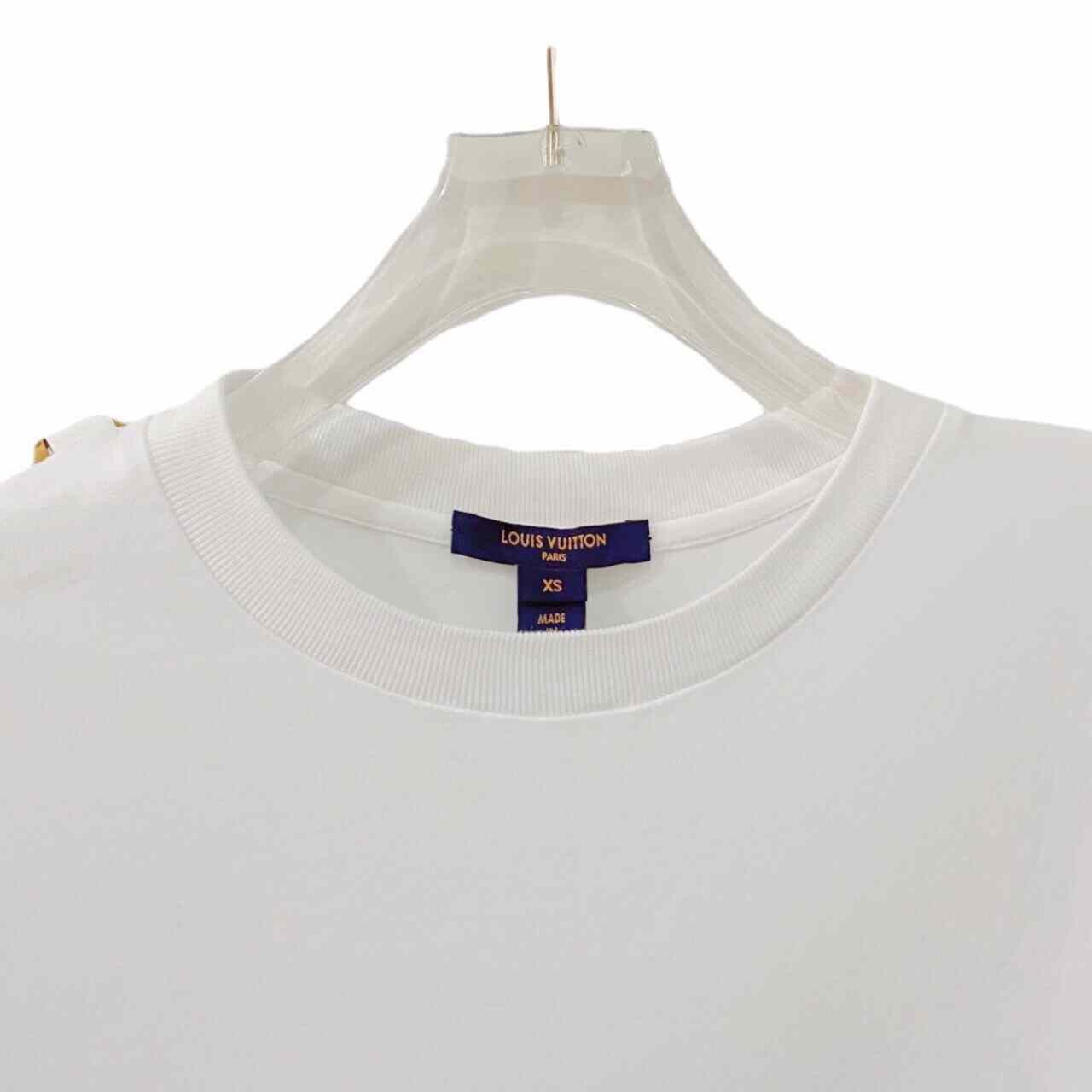 Louis Vuitton Louis Vuitton White T-Shirt XS Women Size XS / US 0-2 / IT 36-38 - 4 Thumbnail