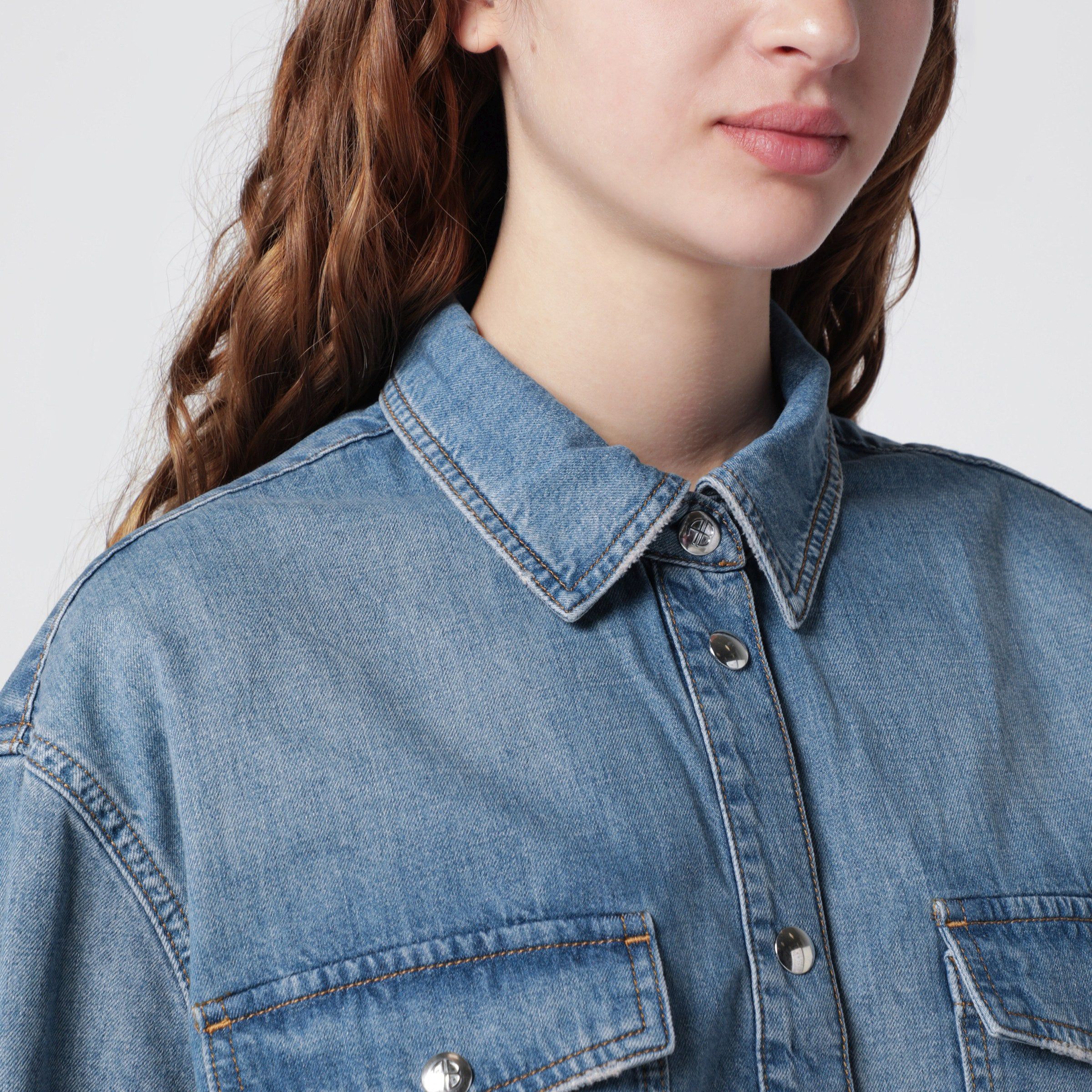 Anine Bing Anine Bing Paxton Denim Shirt Size M / US 6-8 / IT 42-44 - 2 Thumbnail