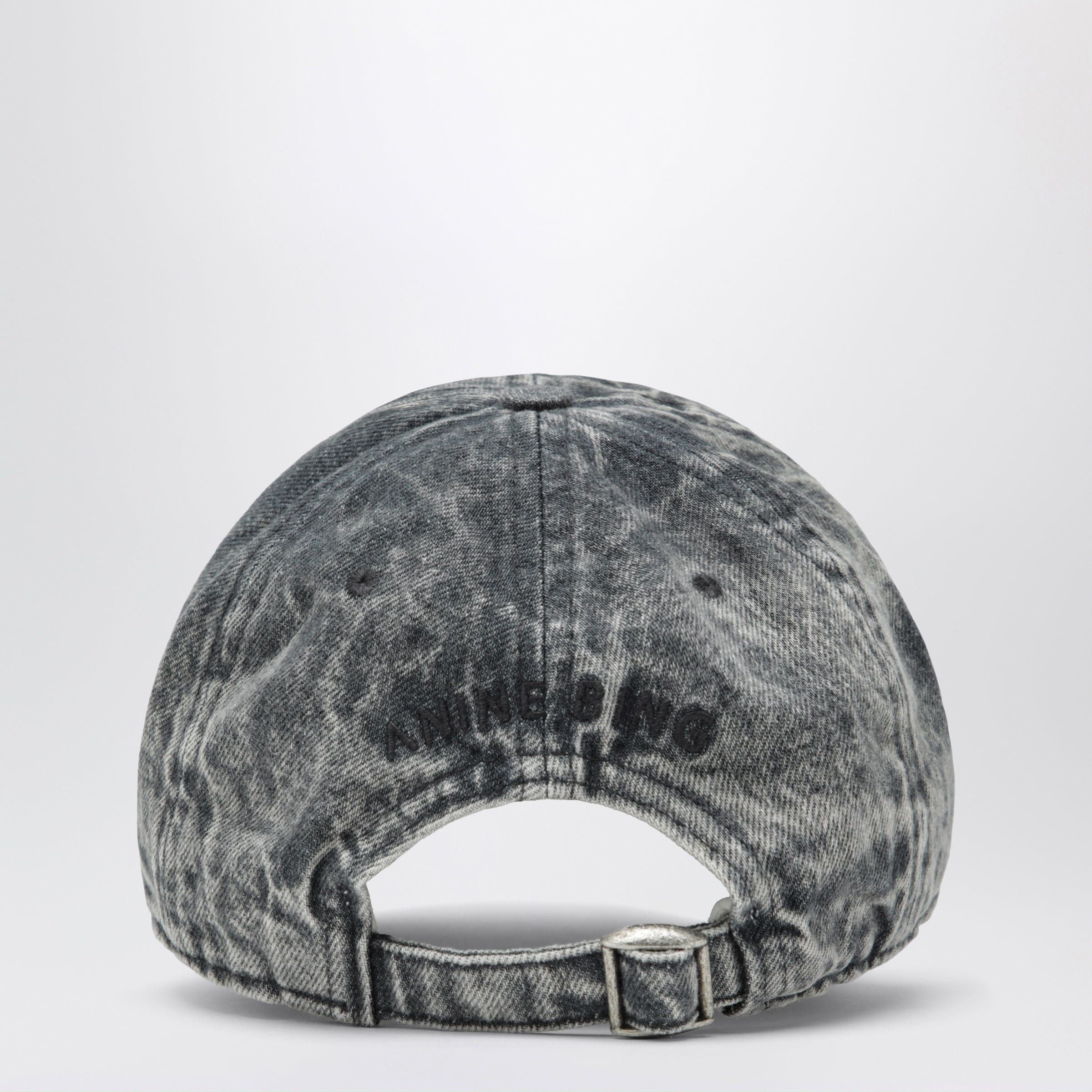 Anine Bing Jeremy Baseball Cap In Washed-Effect Grey