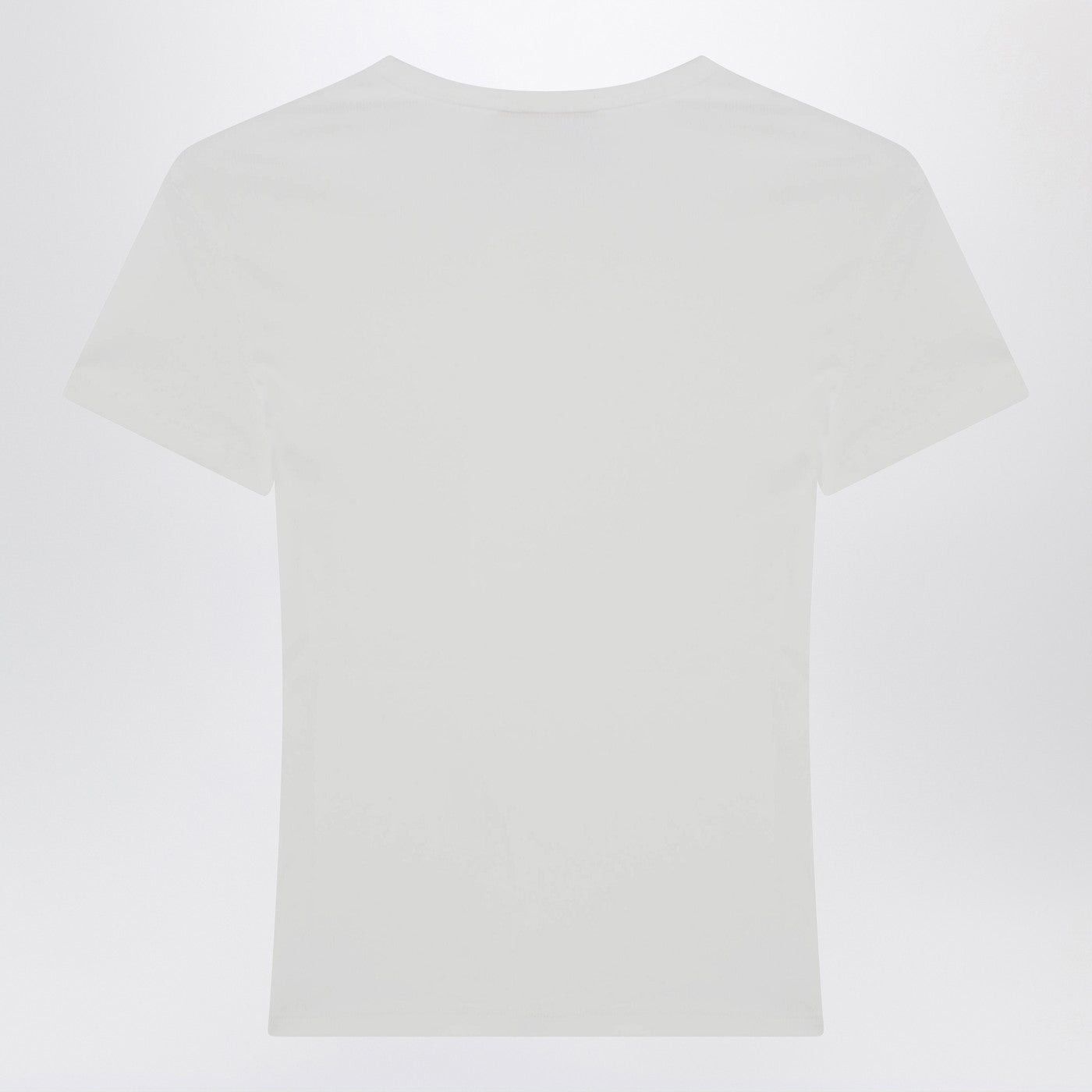 Diesel Diesel White T-Shirt With Metallic Oval D Size XS / US 0-2 / IT 36-38 - 2 Thumbnail