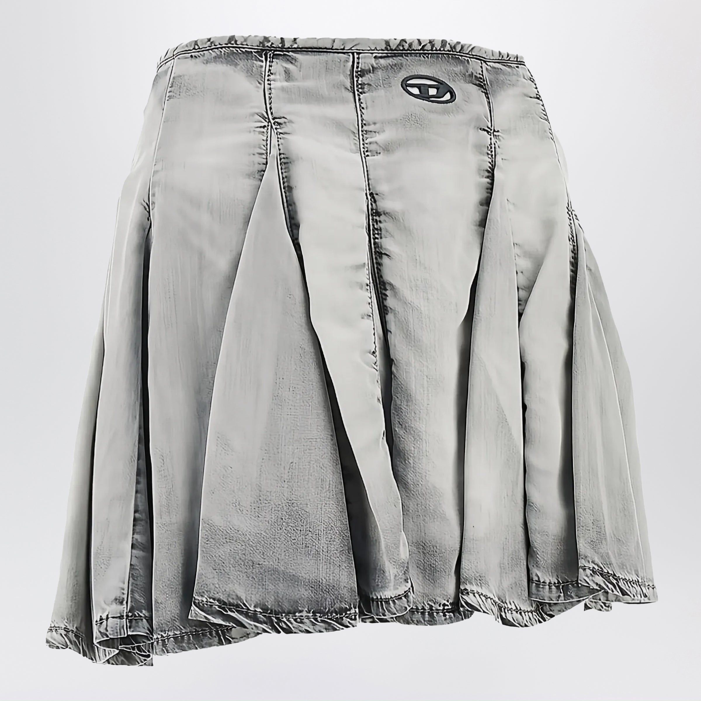 Diesel Diesel De-Spiki Stonewashed Lyocell Skirt Size 25" / US 0 / IT 36 - 2 Thumbnail