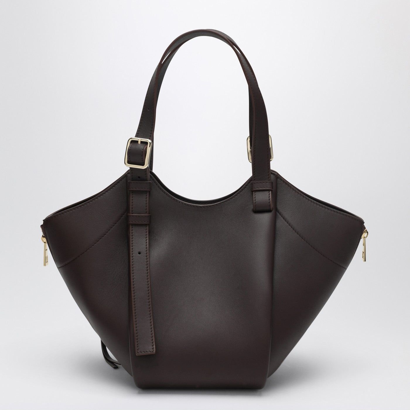 Loewe Loewe Hammock Flip Dark Chestnut Bag In Leather Size ONE SIZE - 2 Thumbnail