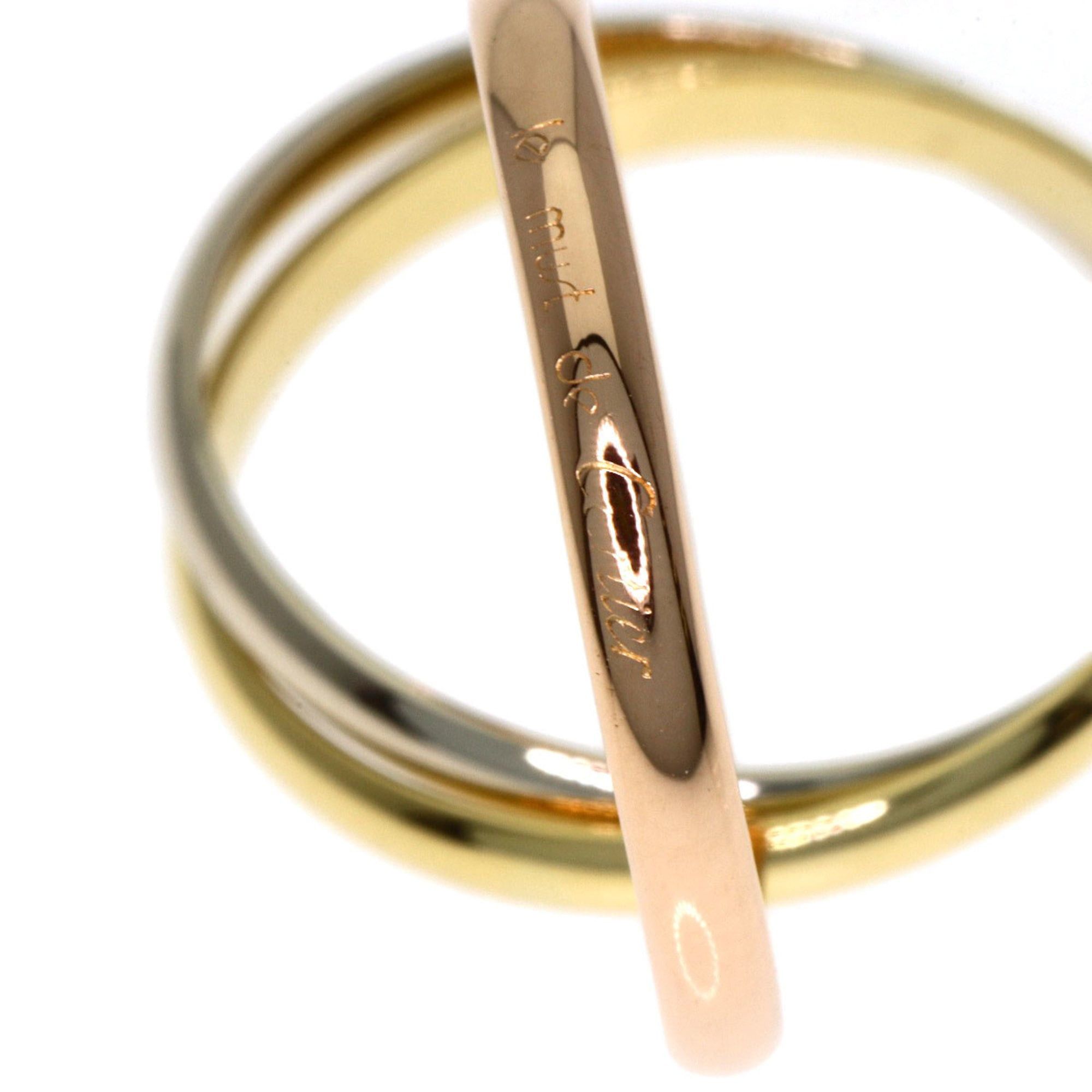 Cartier Cartier Trinity #48 Ring - 18K Yellow Gold/18K White Pink Gold Women's CARTIER Size ONE SIZE - 5 Thumbnail