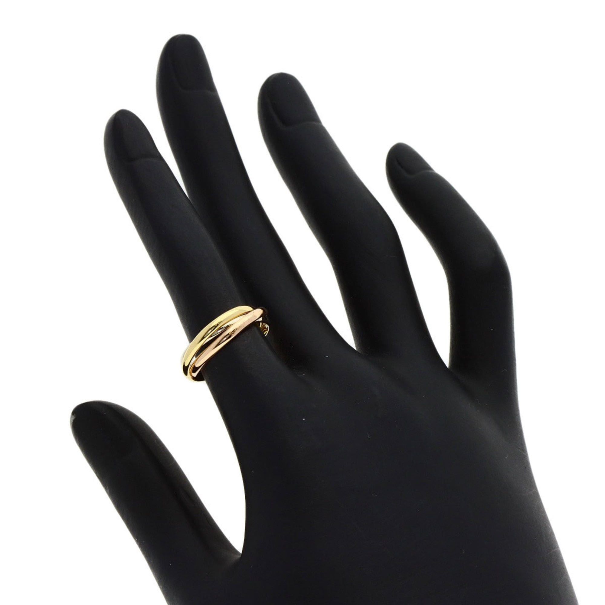 Cartier Cartier Trinity #48 Ring - 18K Yellow Gold/18K White Pink Gold Women's CARTIER Size ONE SIZE - 4 Thumbnail