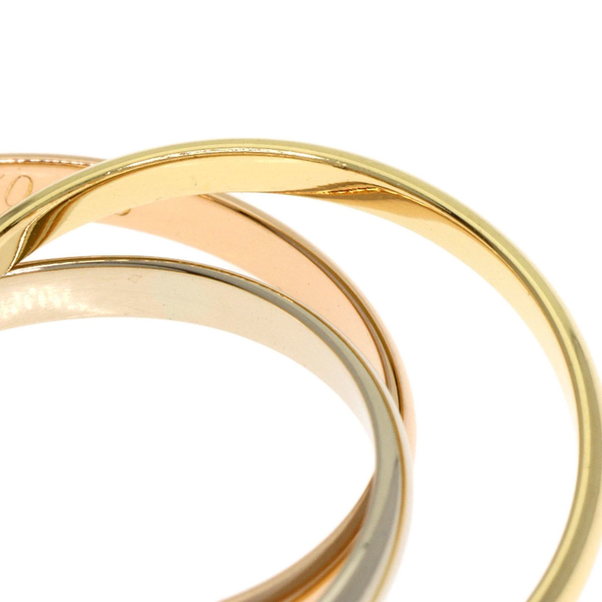 Cartier Cartier Trinity #48 Ring - 18K Yellow Gold/18K White Pink Gold Women's CARTIER Size ONE SIZE - 6 Thumbnail