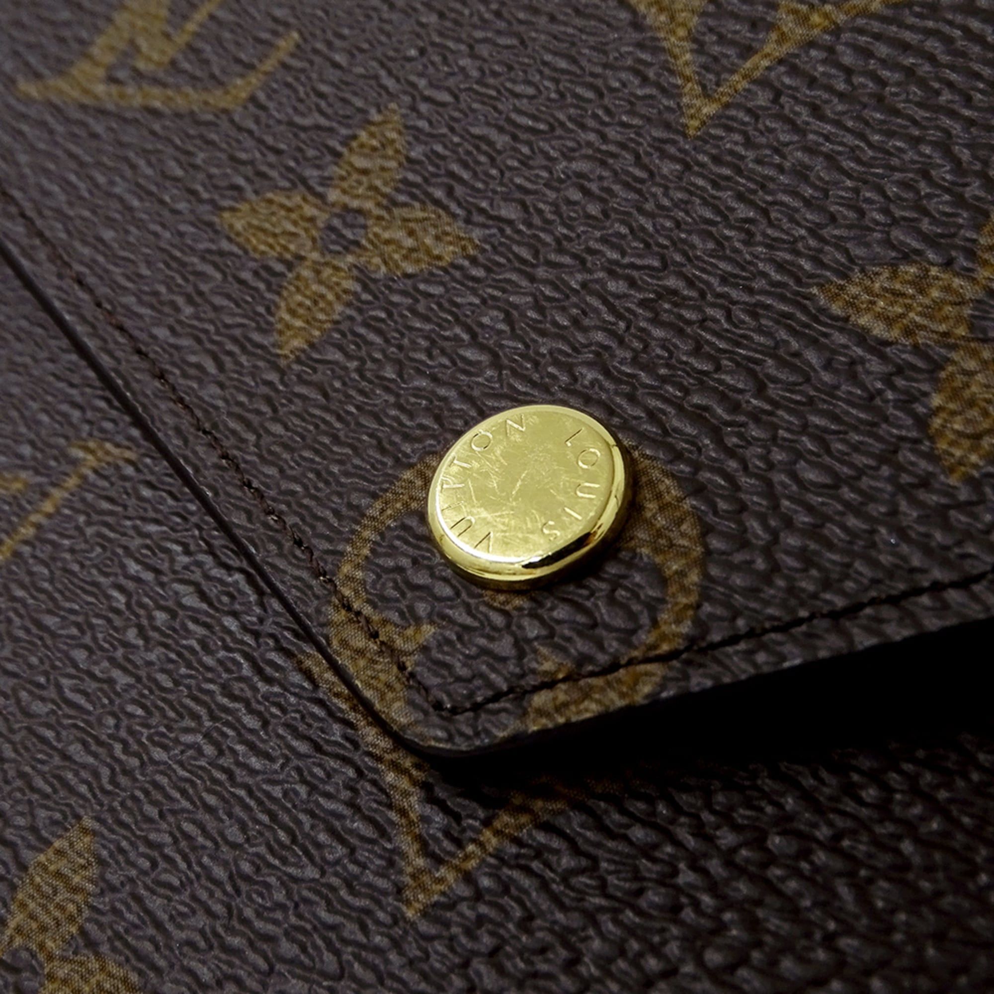Louis Vuitton Louis Vuitton Women's Tri-fold Wallet Portefeuille Victorine M62472 Brown Mini Size ONE SIZE - 9 Thumbnail